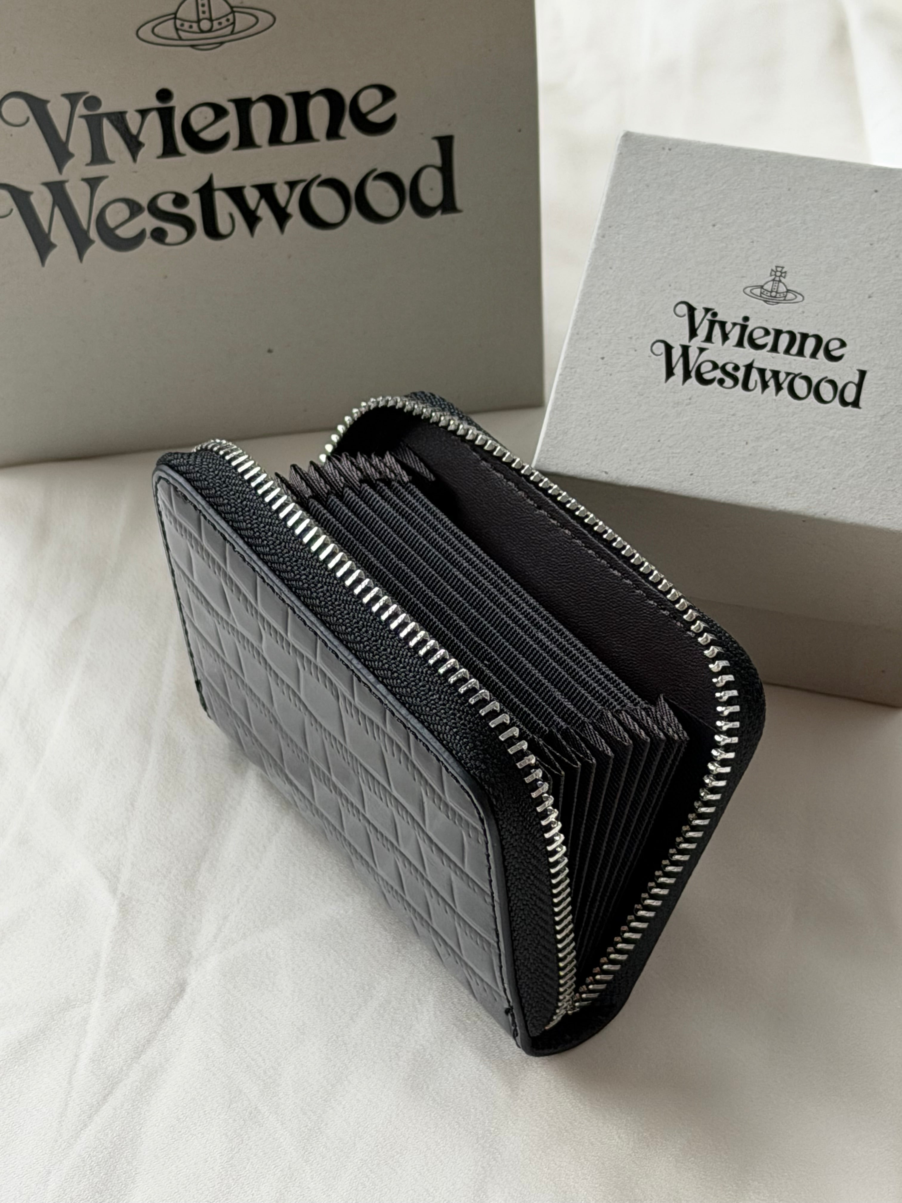 VW Accordion Zip Card Holder - Black