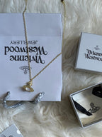 Vivienne Westwood Gold 3D Crown Necklace