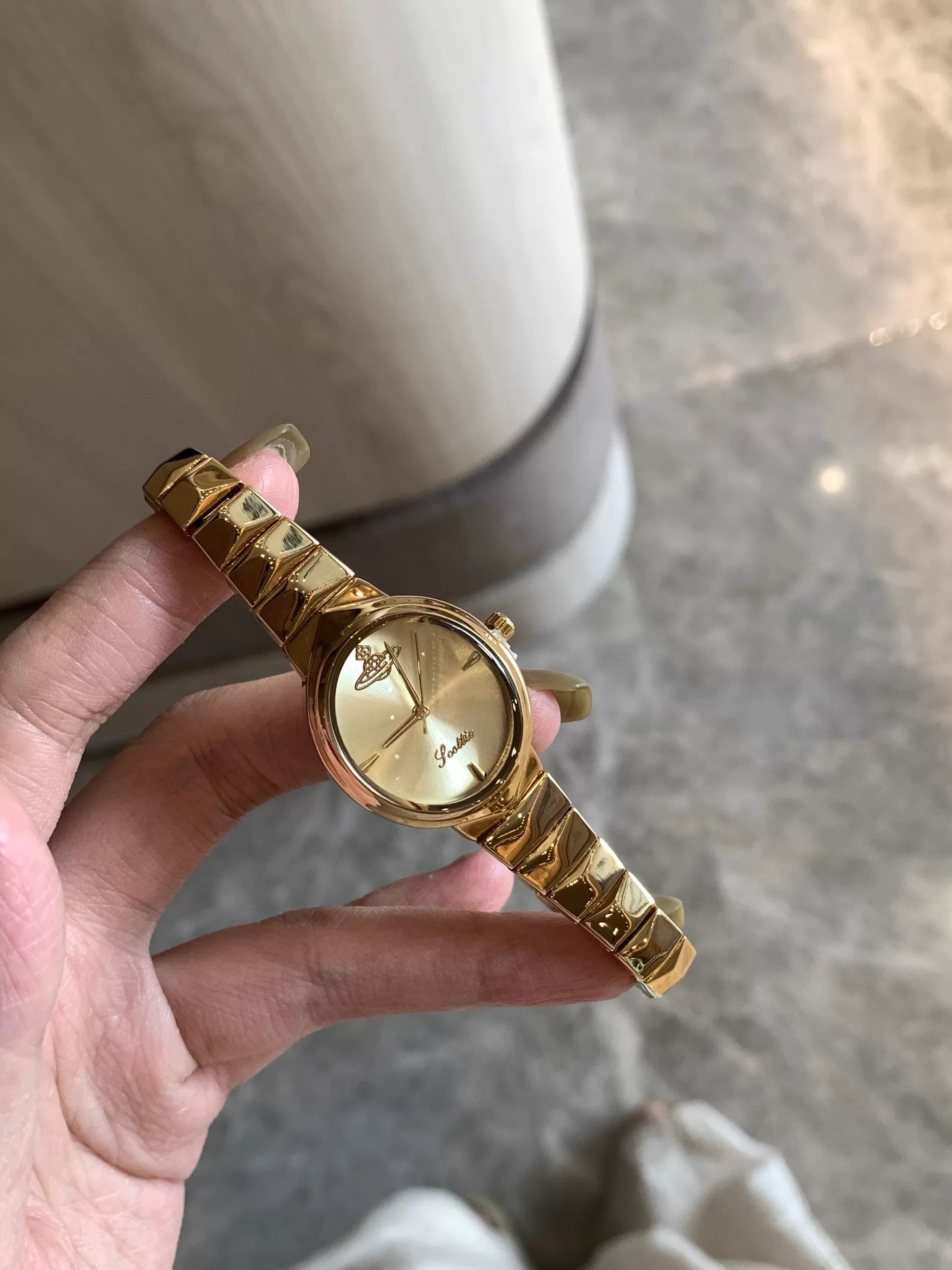 VW Armour Watch - Gold/Gold Link