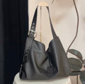 VW Maxime Large Shoulder Bag - Leather Black