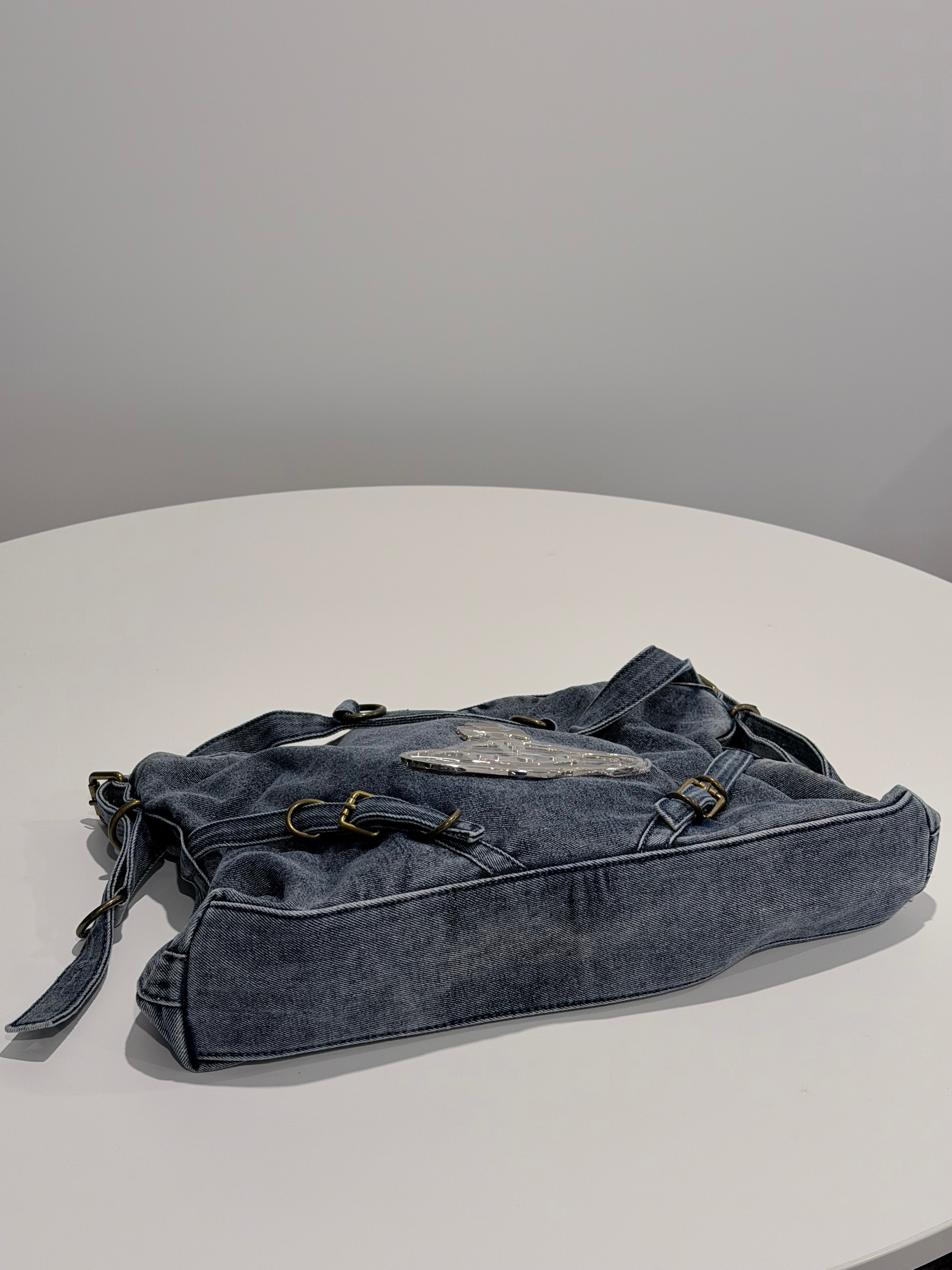 VW Maxime Large Shoulder Bag - Denim