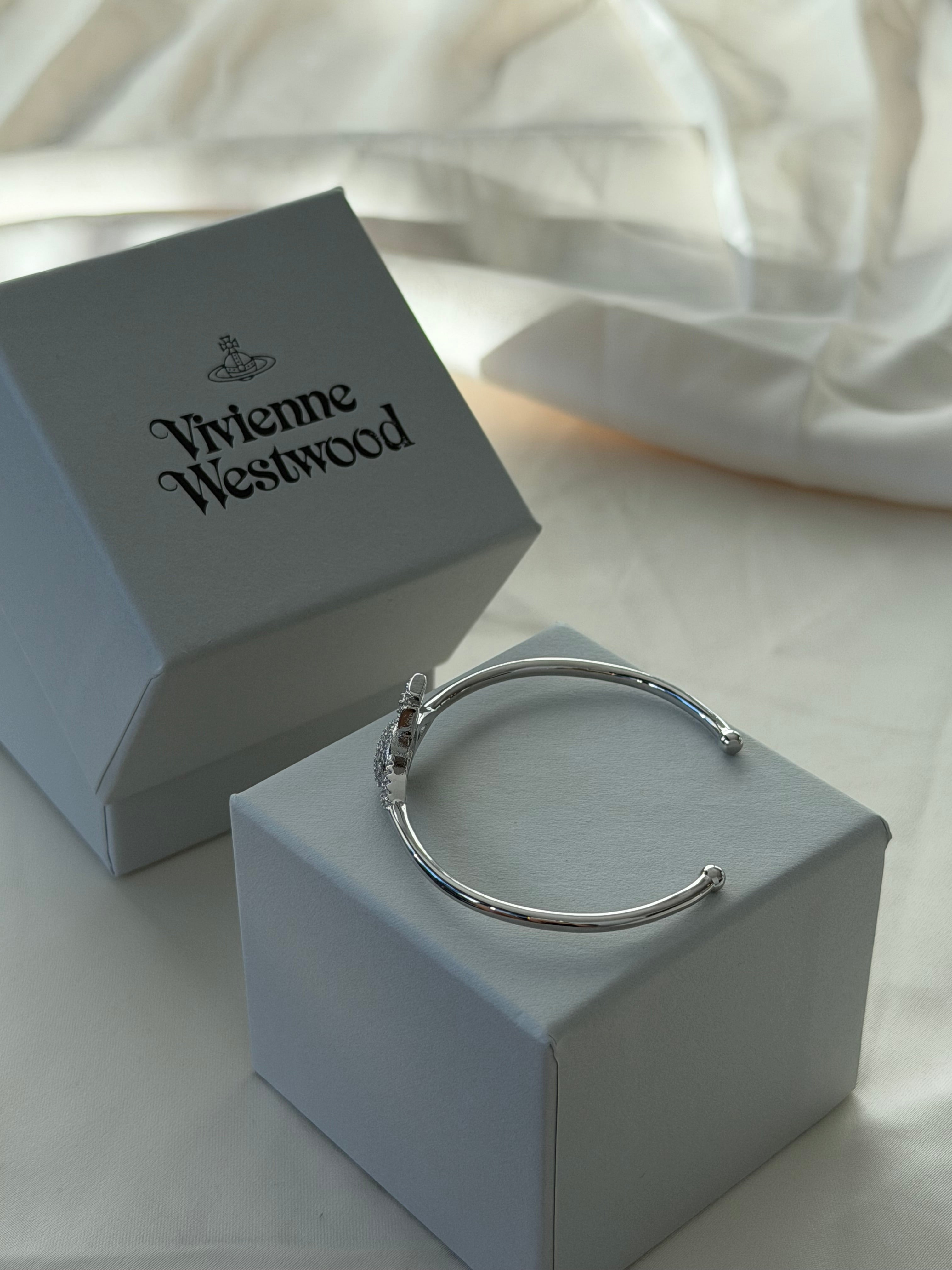 VW Mini Bas Relief Open Cuff Bracelet - Silver