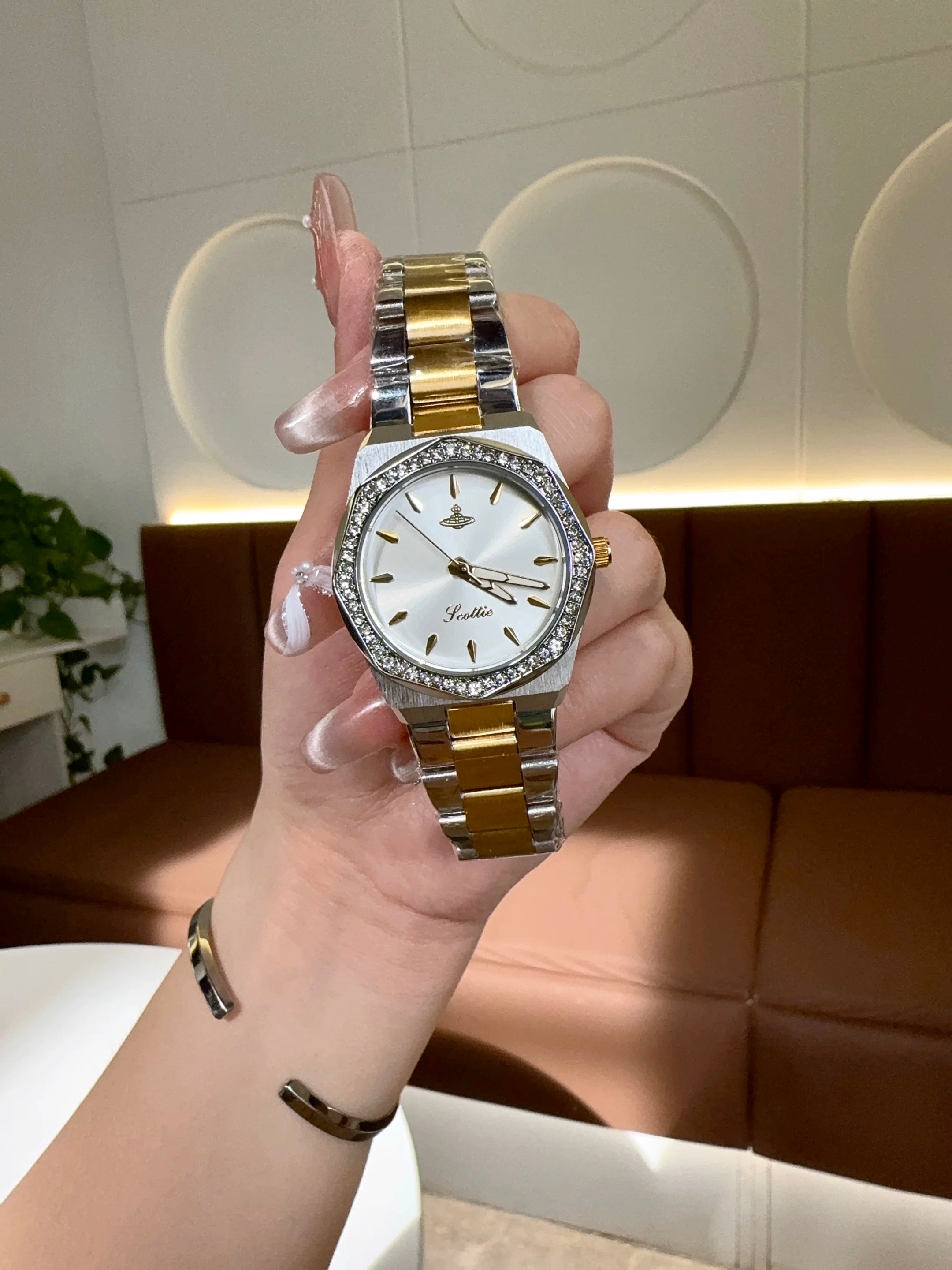 VW Seymour Watch - White/Dual Link