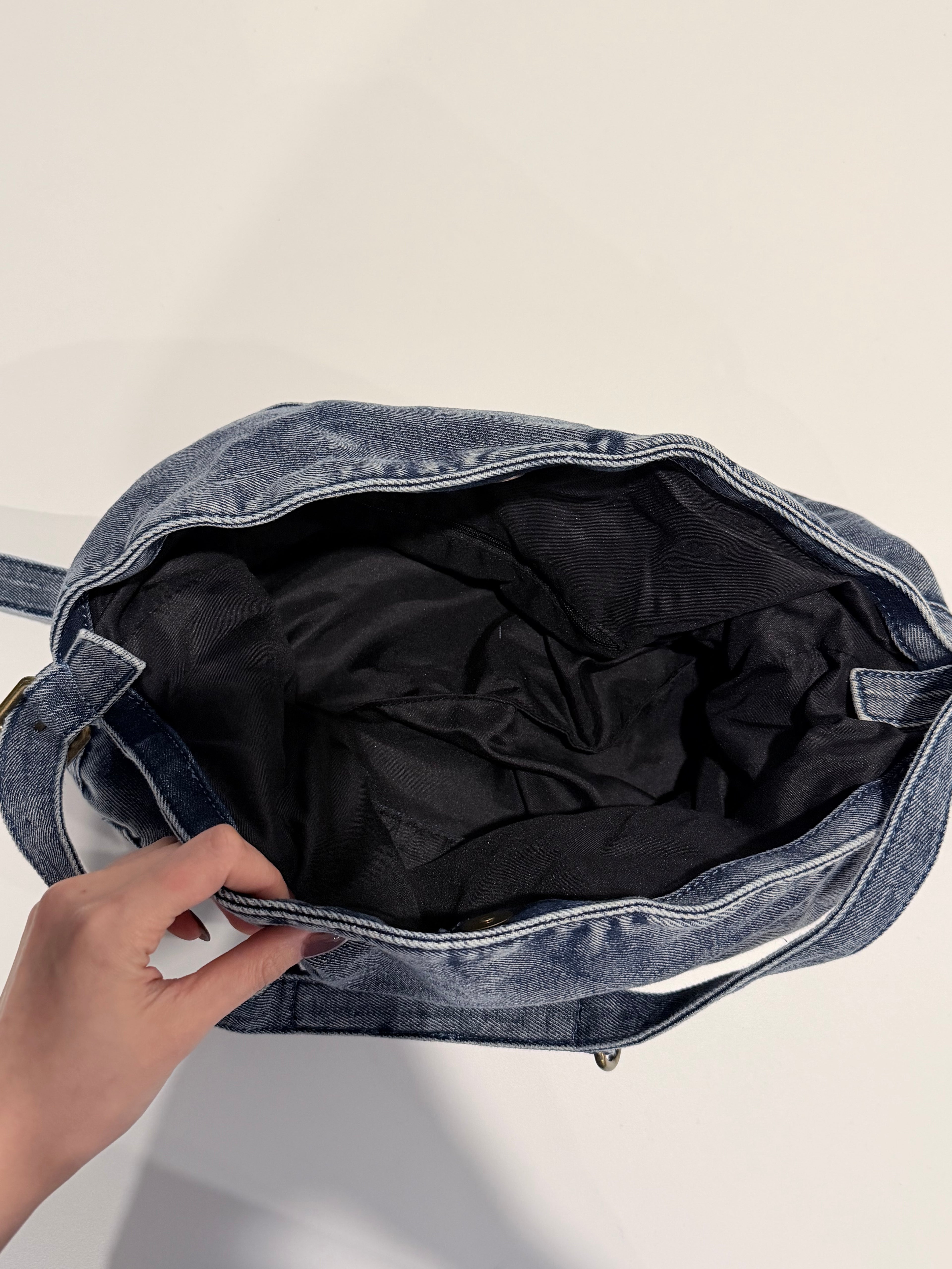 VW Maxime Large Shoulder Bag - Denim
