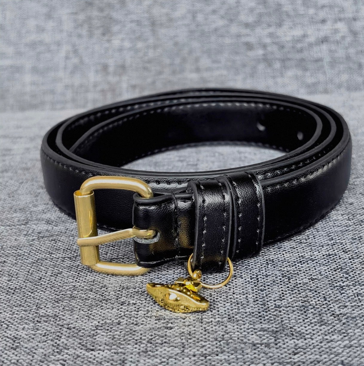 VW Mini Orb Charm Belt - Gold