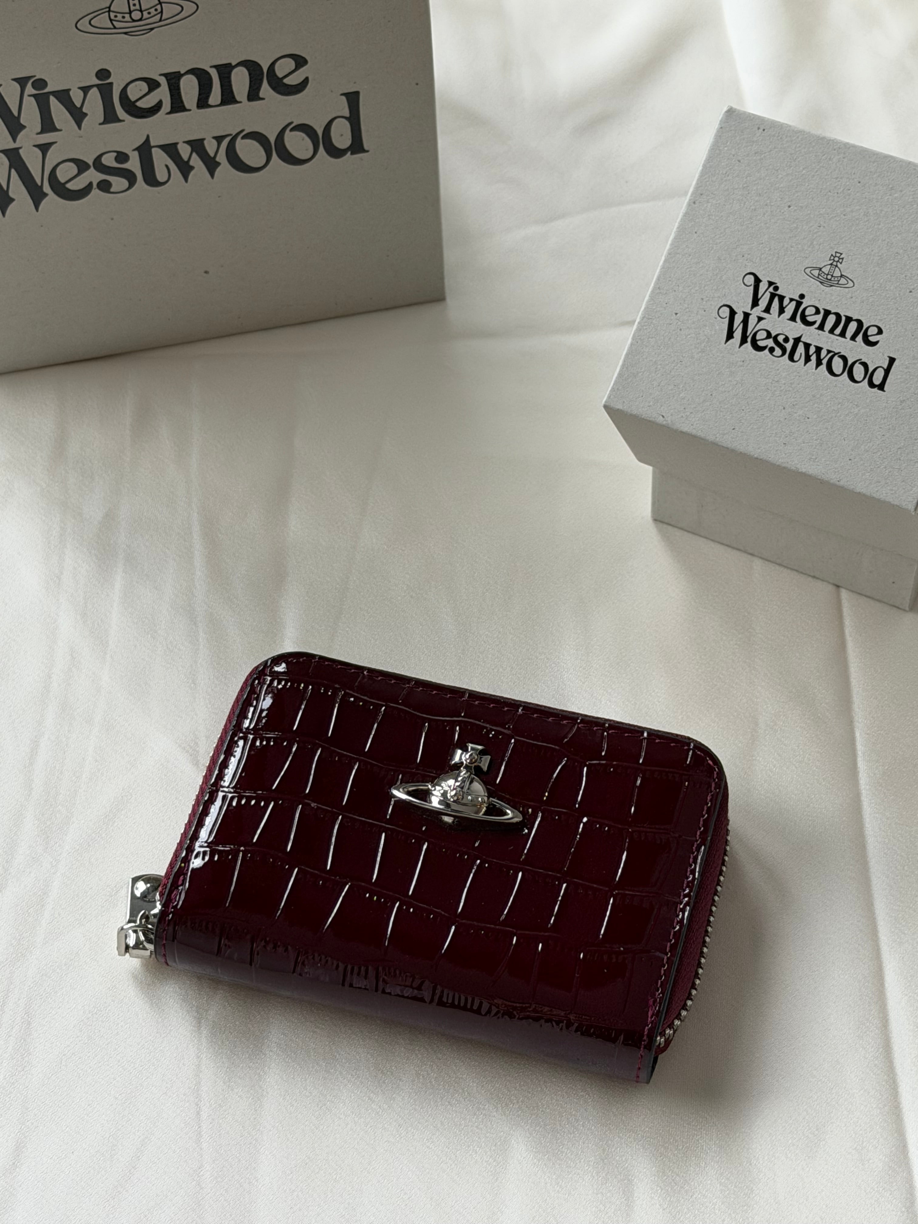 VW Accordion Zip Card Holder - Maroon