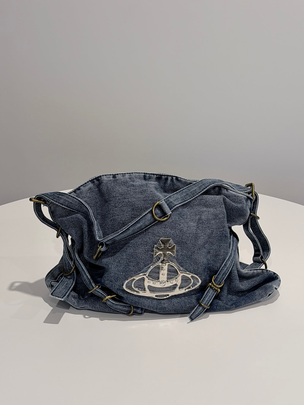 VW Maxime Large Shoulder Bag - Denim