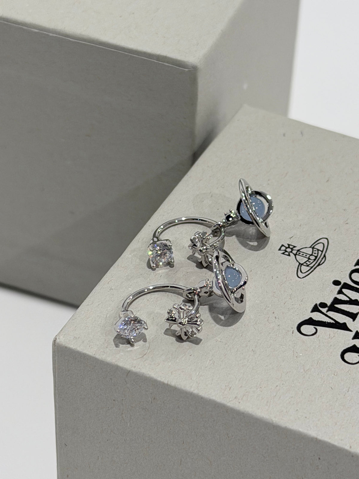 Boucles d'oreilles pendantes VW Orb Set - Bleu
