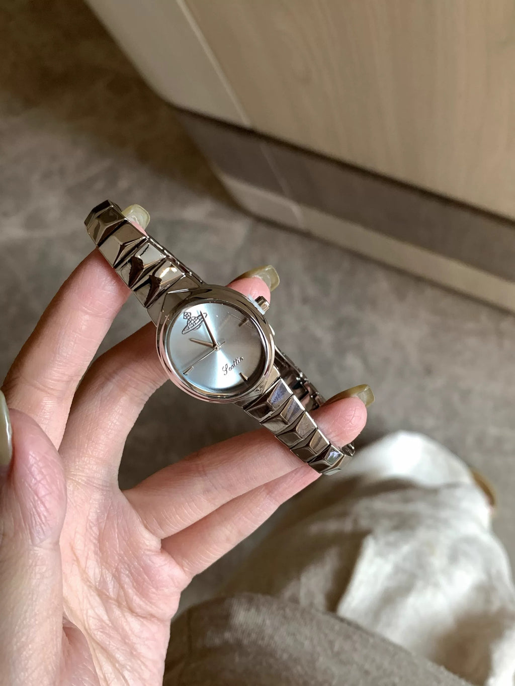 VW Armour Watch - Blue/Silver Link