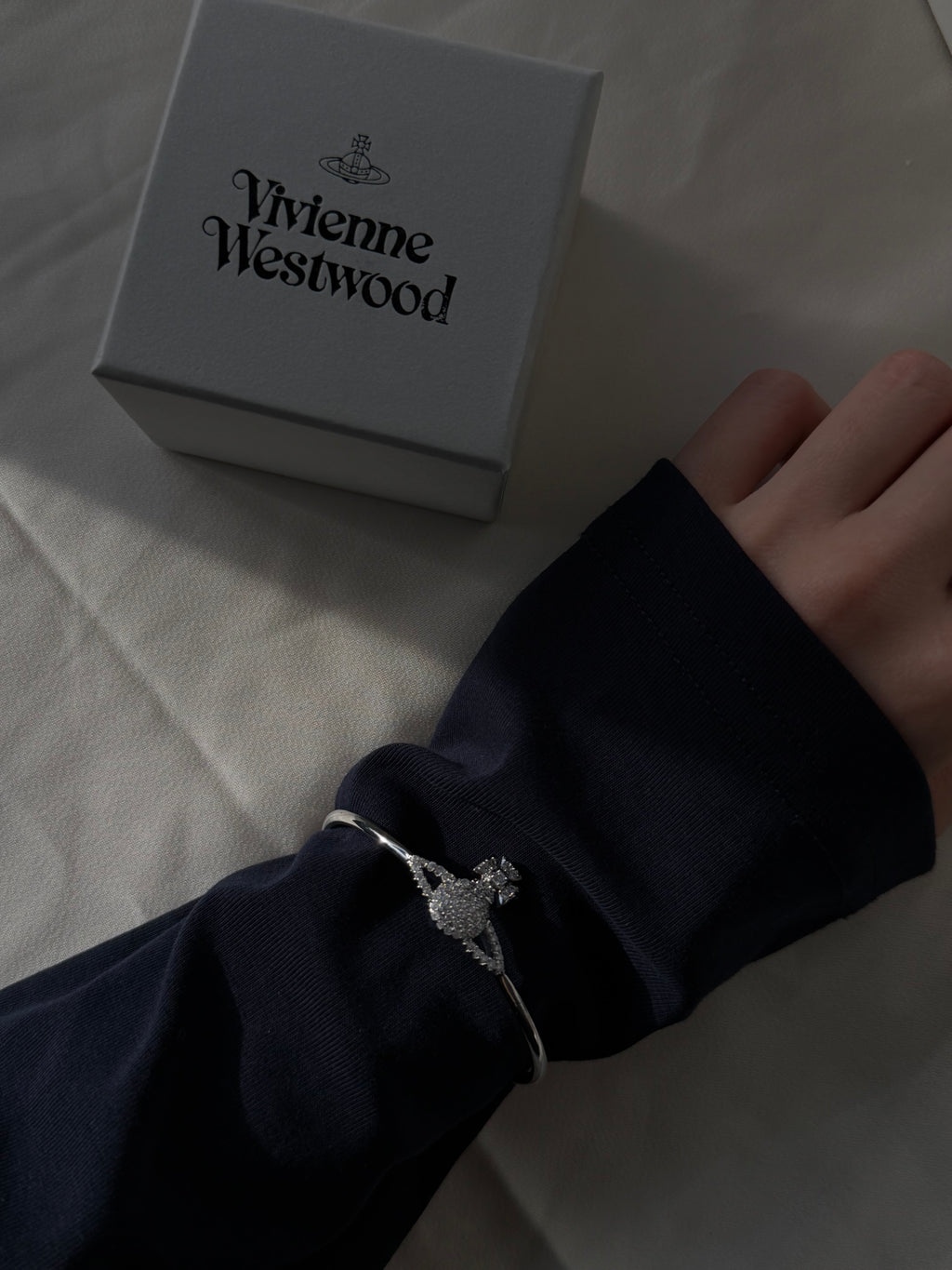 VW Mini Bas Relief Open Cuff Bracelet - Silver