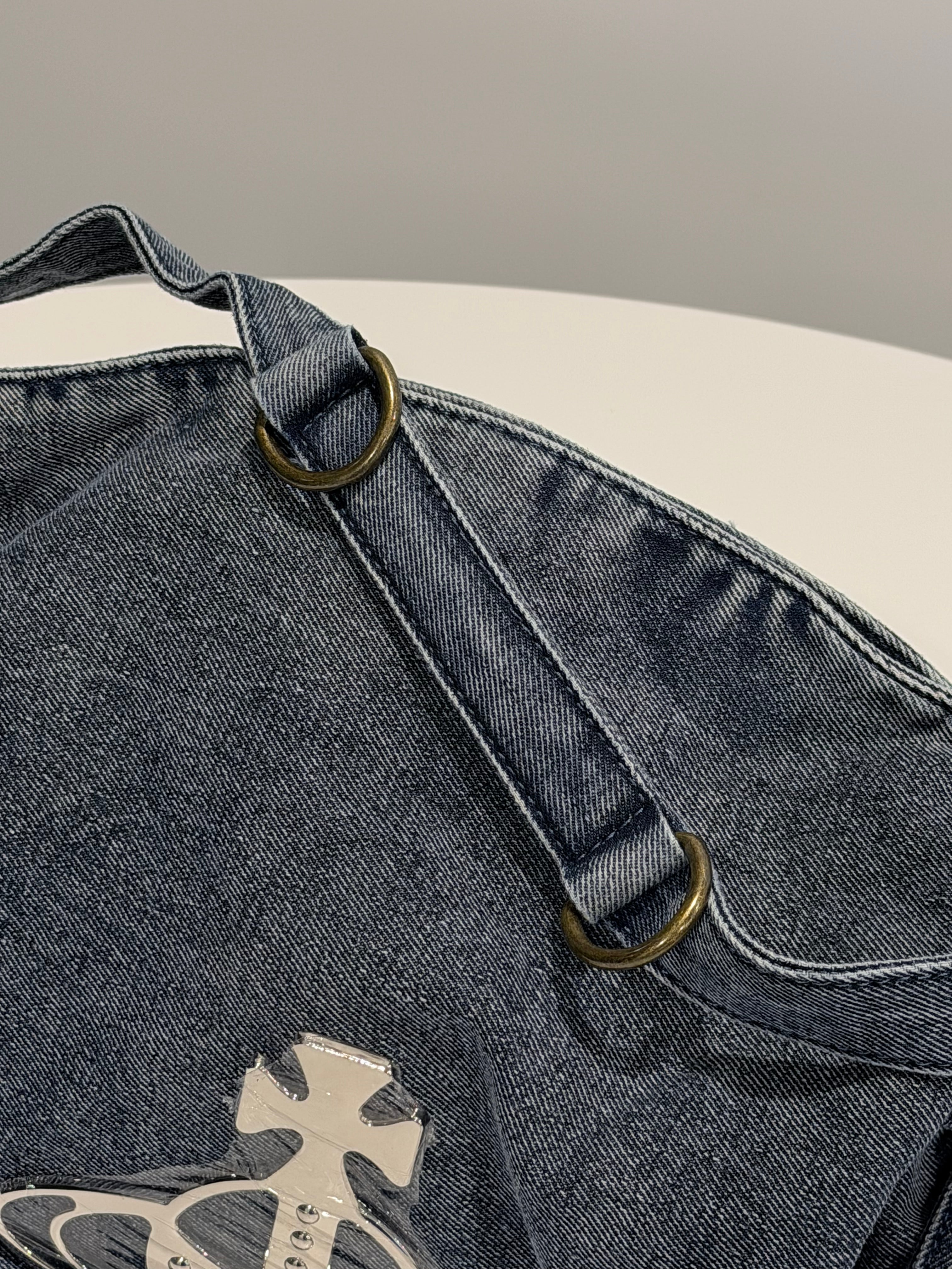 VW Maxime Large Shoulder Bag - Denim