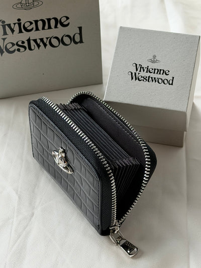VW Accordion Zip Card Holder - Black