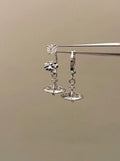 VW Orb Drop Earring Set - Pink