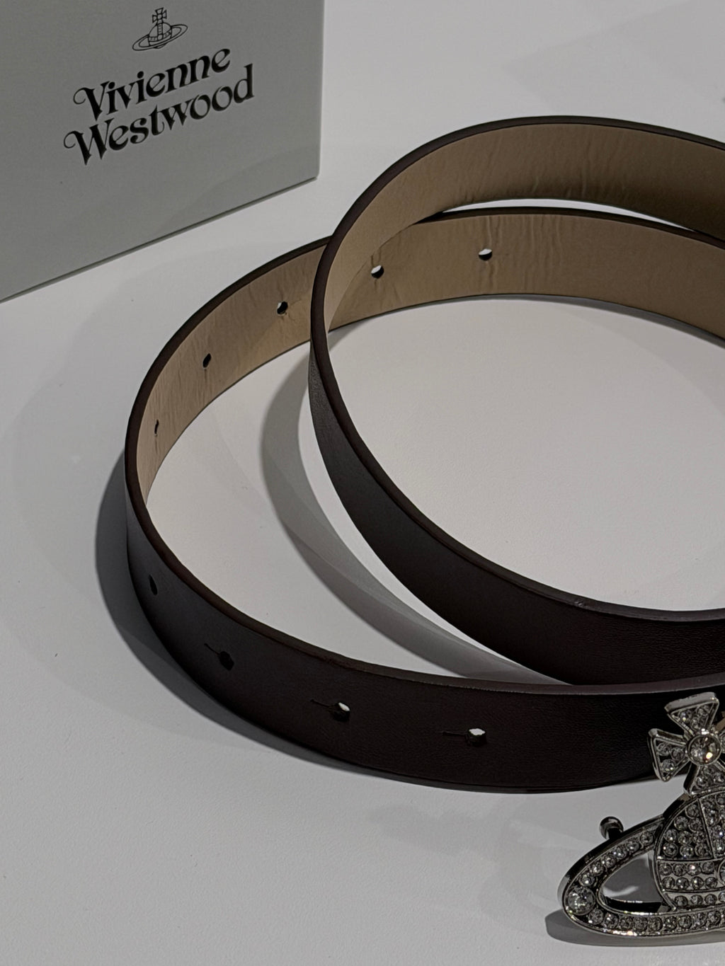 VW Medium Bas Relief Belt - Brown