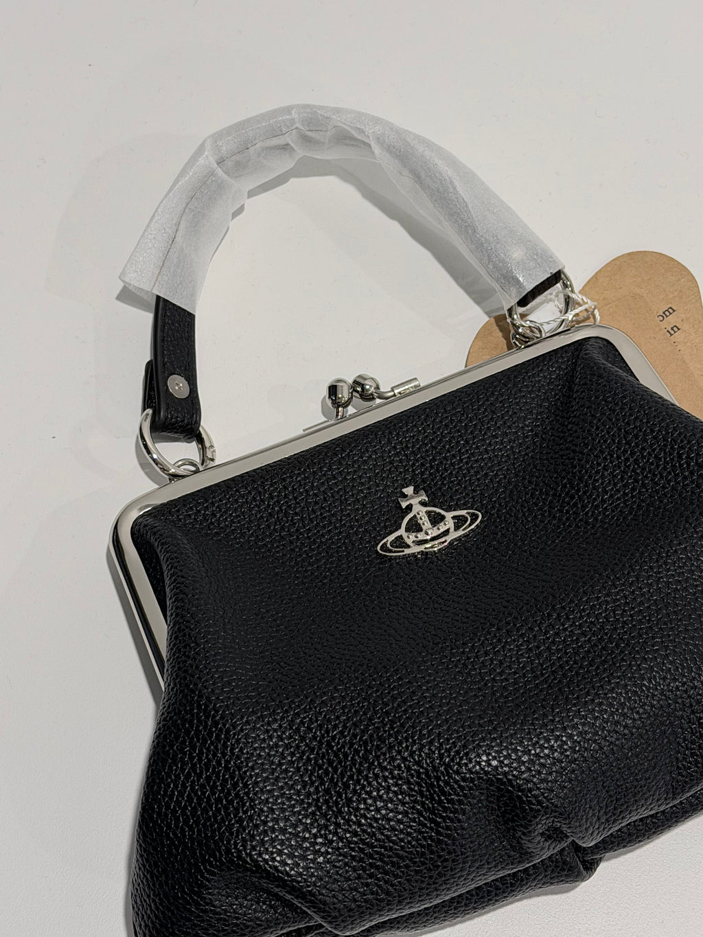 VW Granny Frame Purse - Matte Black
