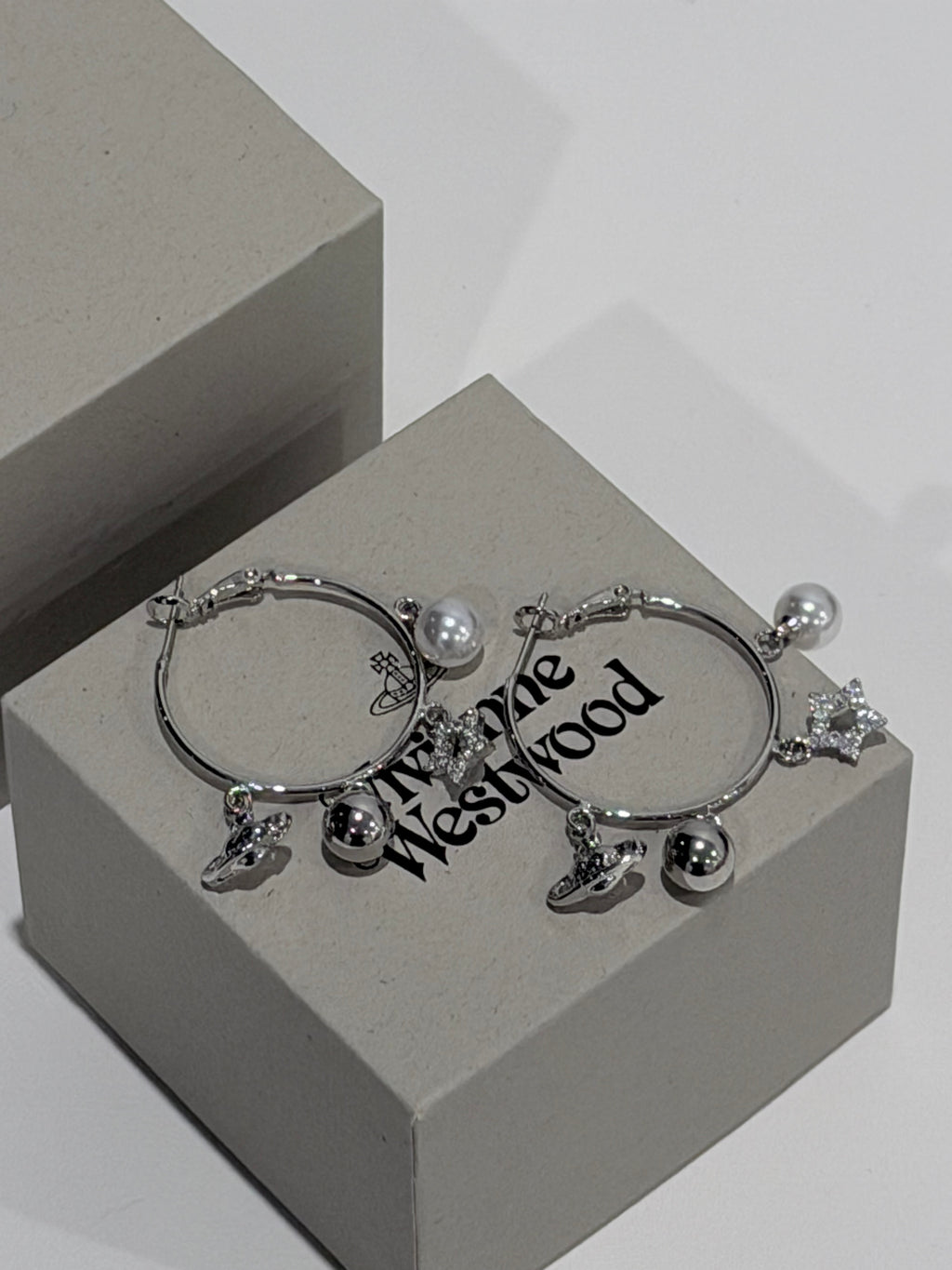 Boucles d'oreilles créoles VW Mixed Charm