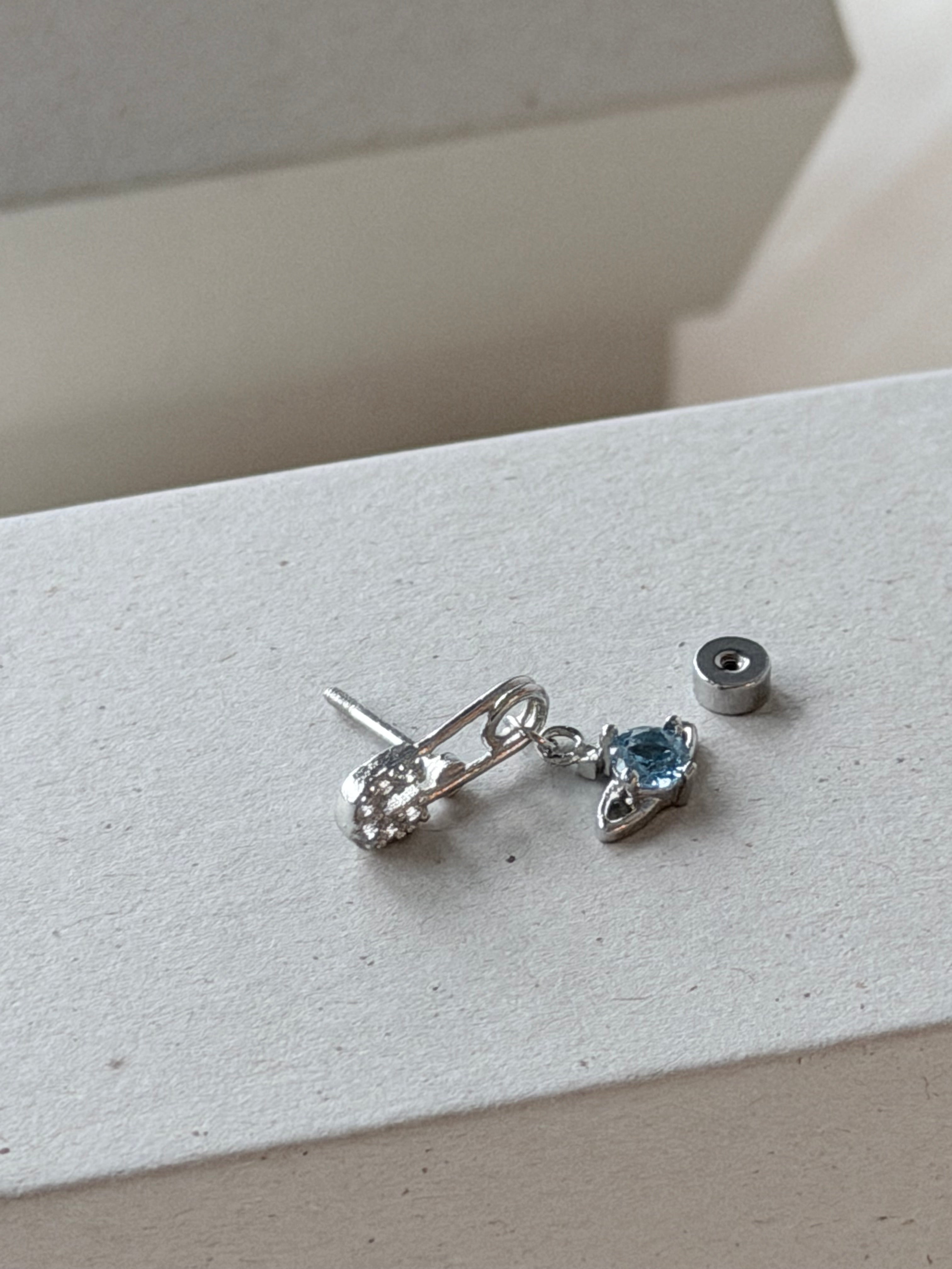 VW Mini Lucrece Earring - Blue