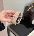 VW Bas Relief Watch Strap - Beige