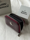 VW Accordion Zip Card Holder - Maroon