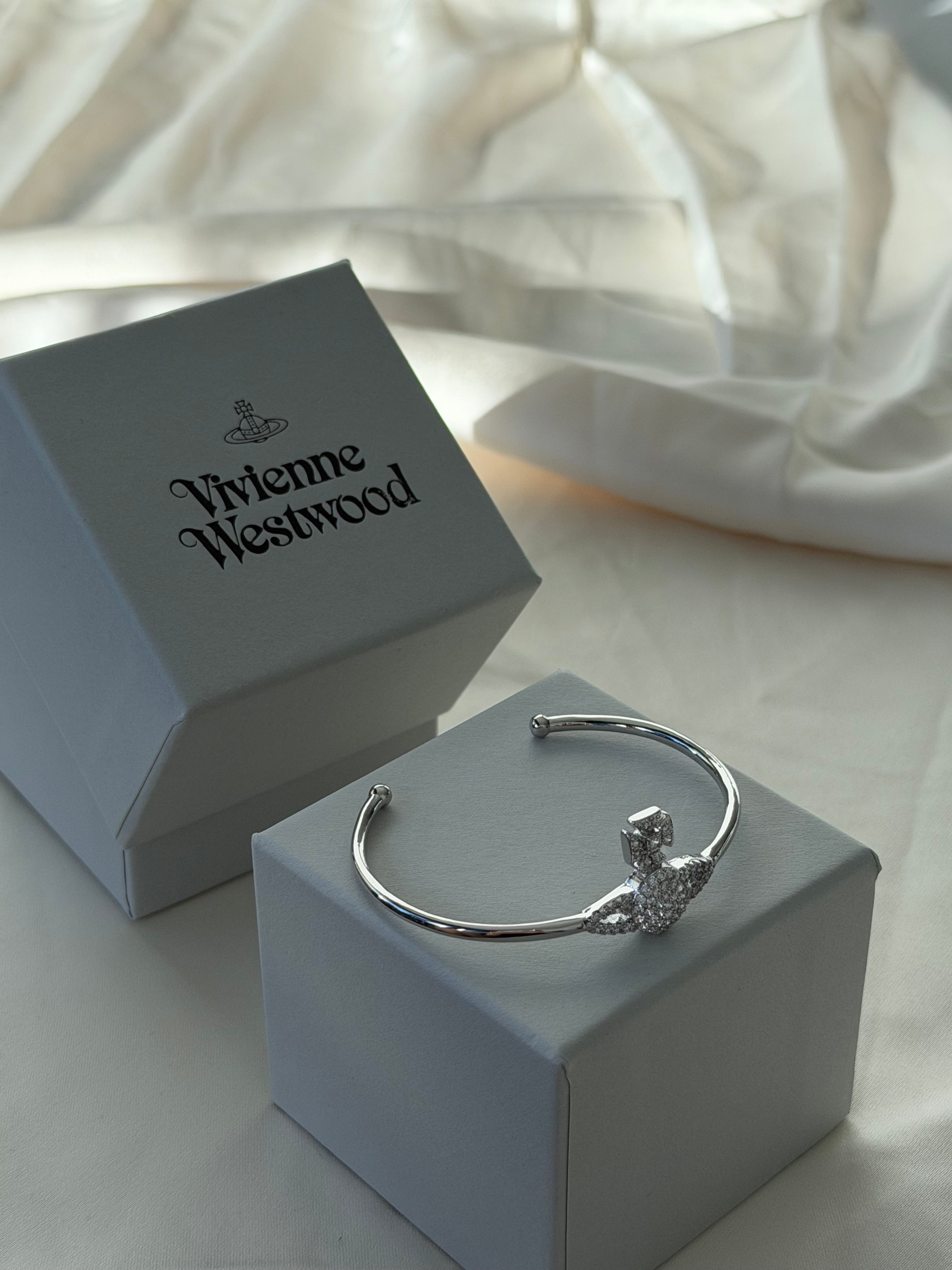 VW Mini Bas Relief Open Cuff Bracelet - Silver