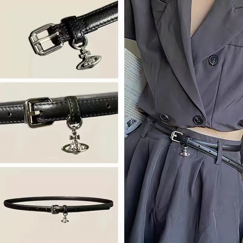 VW Mini Orb Charm Belt - Silver