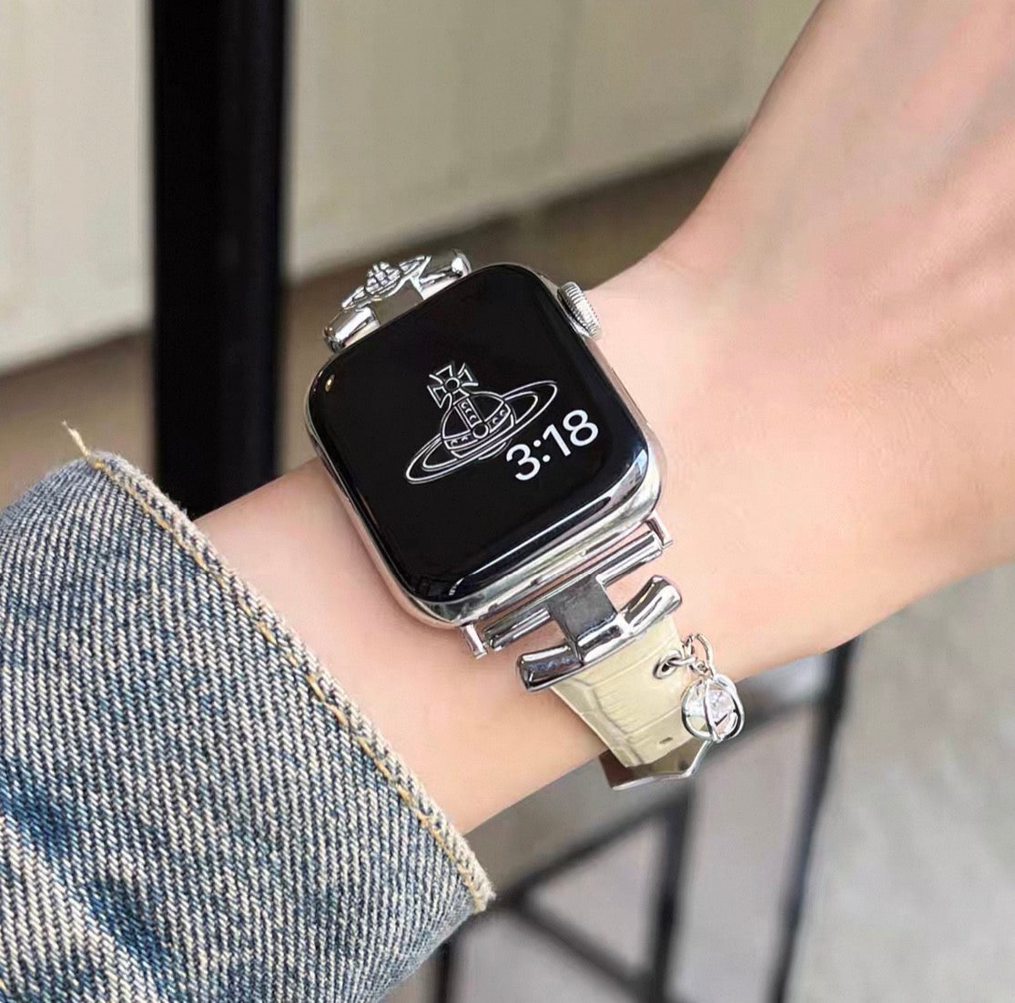VW Charm Watch Strap - Cream