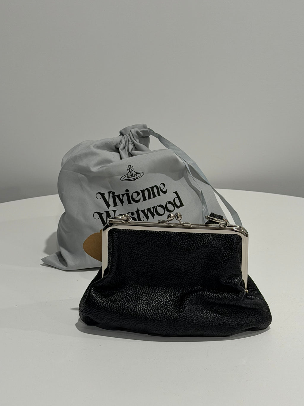 VW Granny Frame Purse - Matte Black