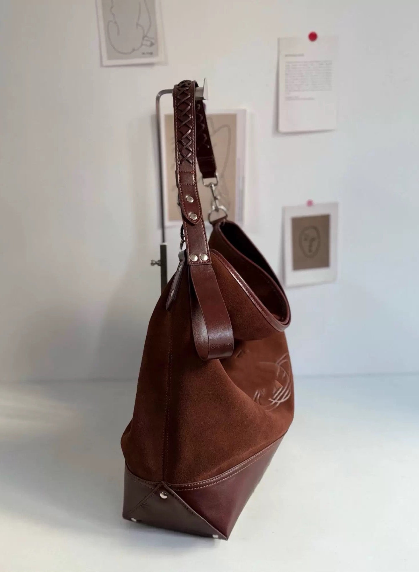 VW Maxime Large Shoulder Bag - Brown