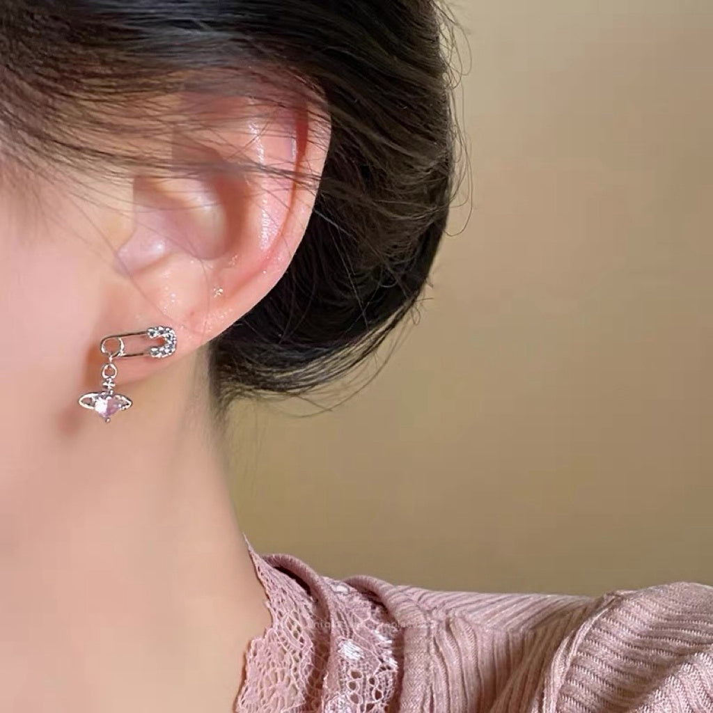 VW Mini Lucrece Earring - Pink