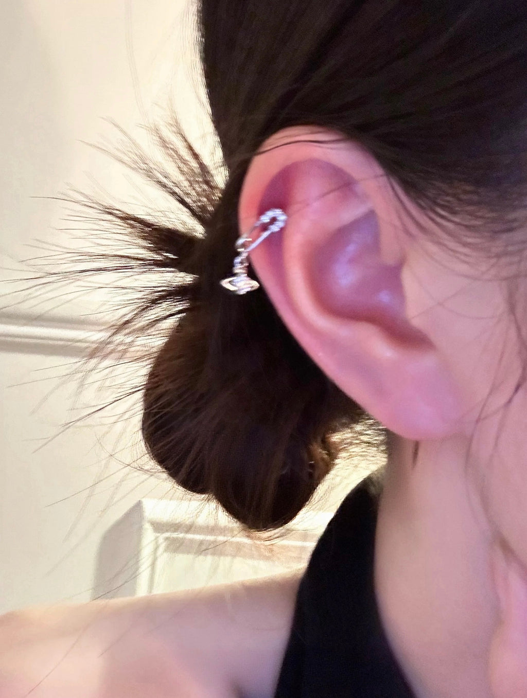 VW Mini Lucrece Earring - Silver