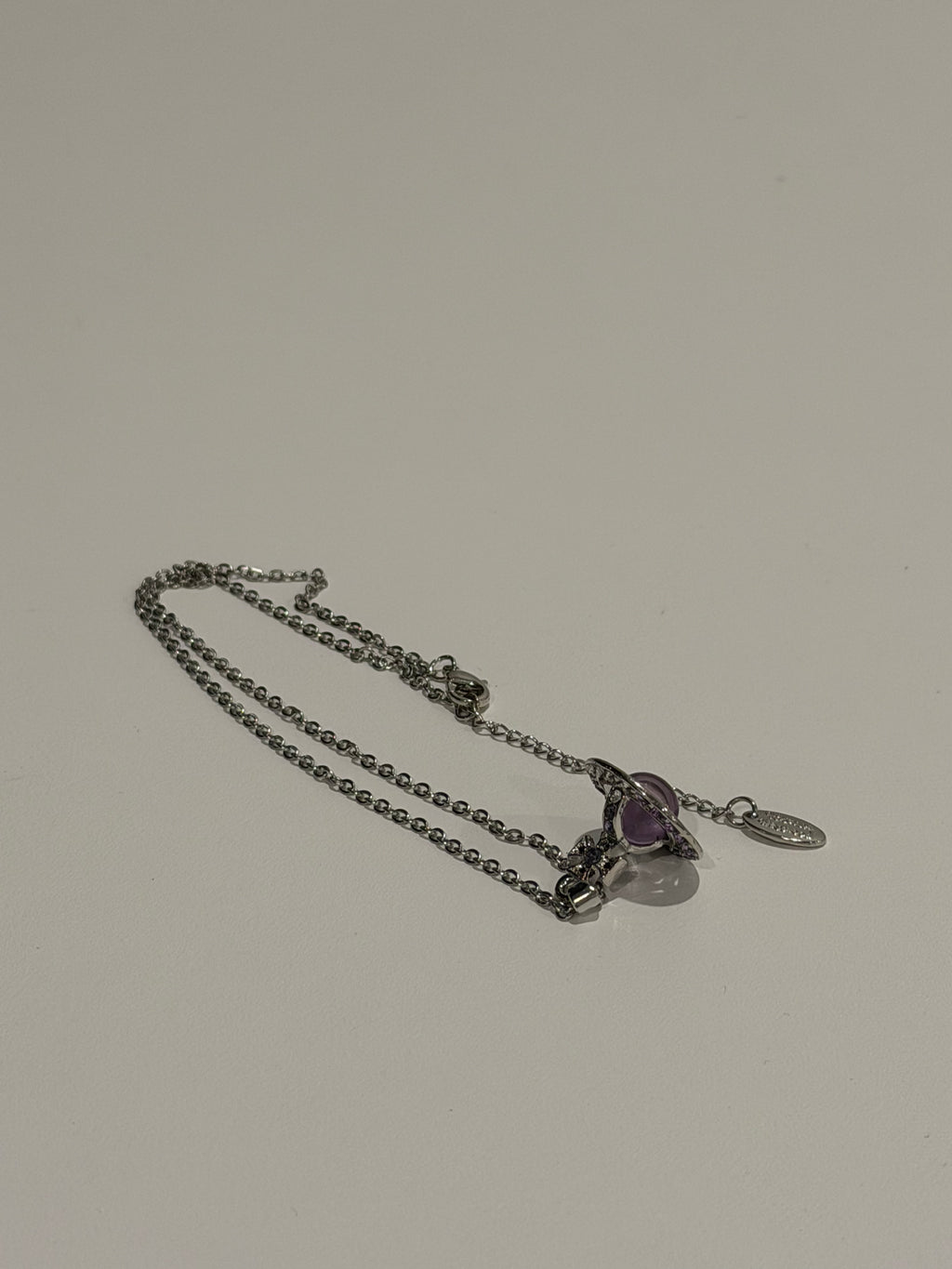 VW Orb Pendant Necklace - Lavender