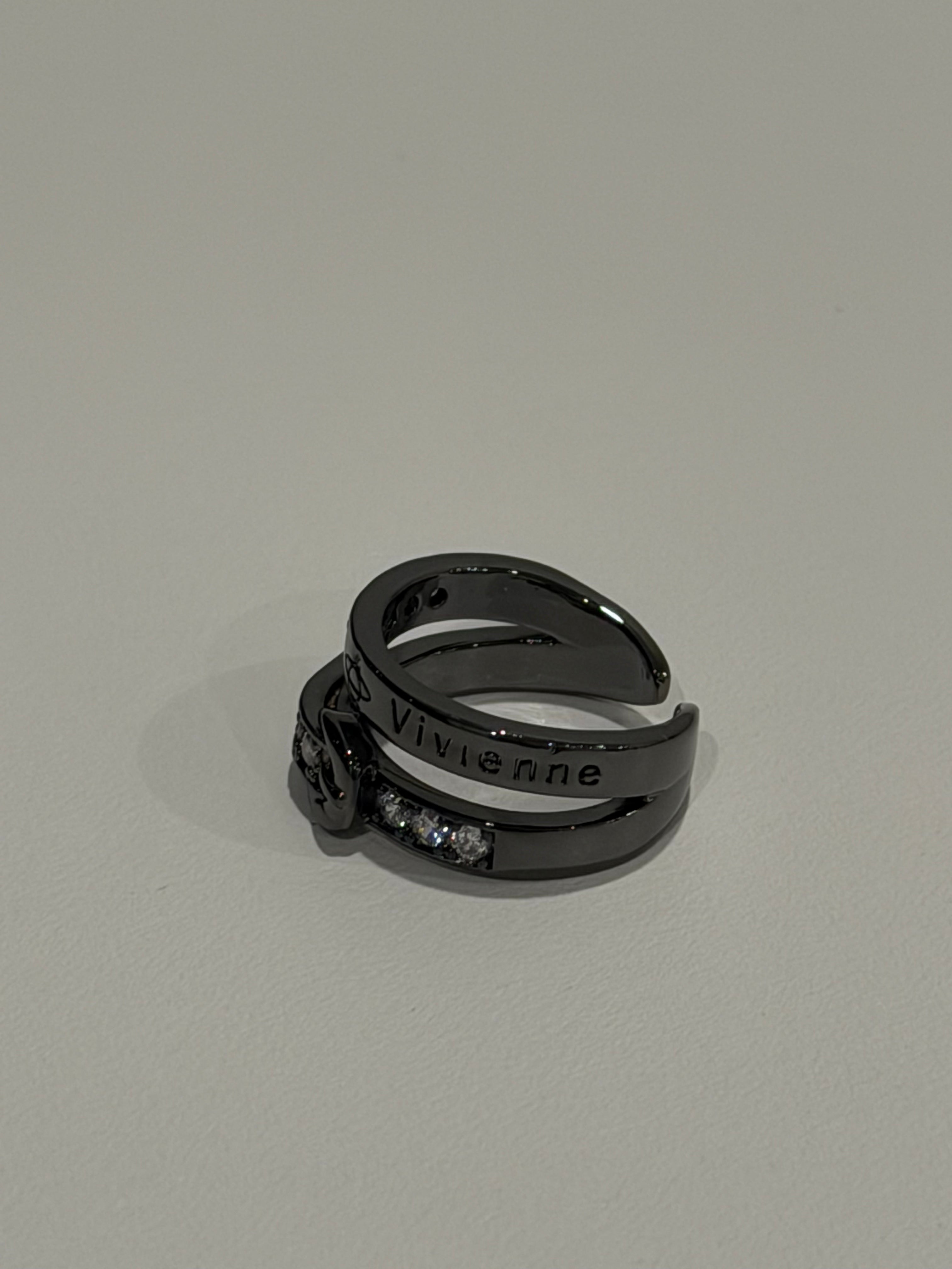 VW Buckle Double Ring - Dark Gray