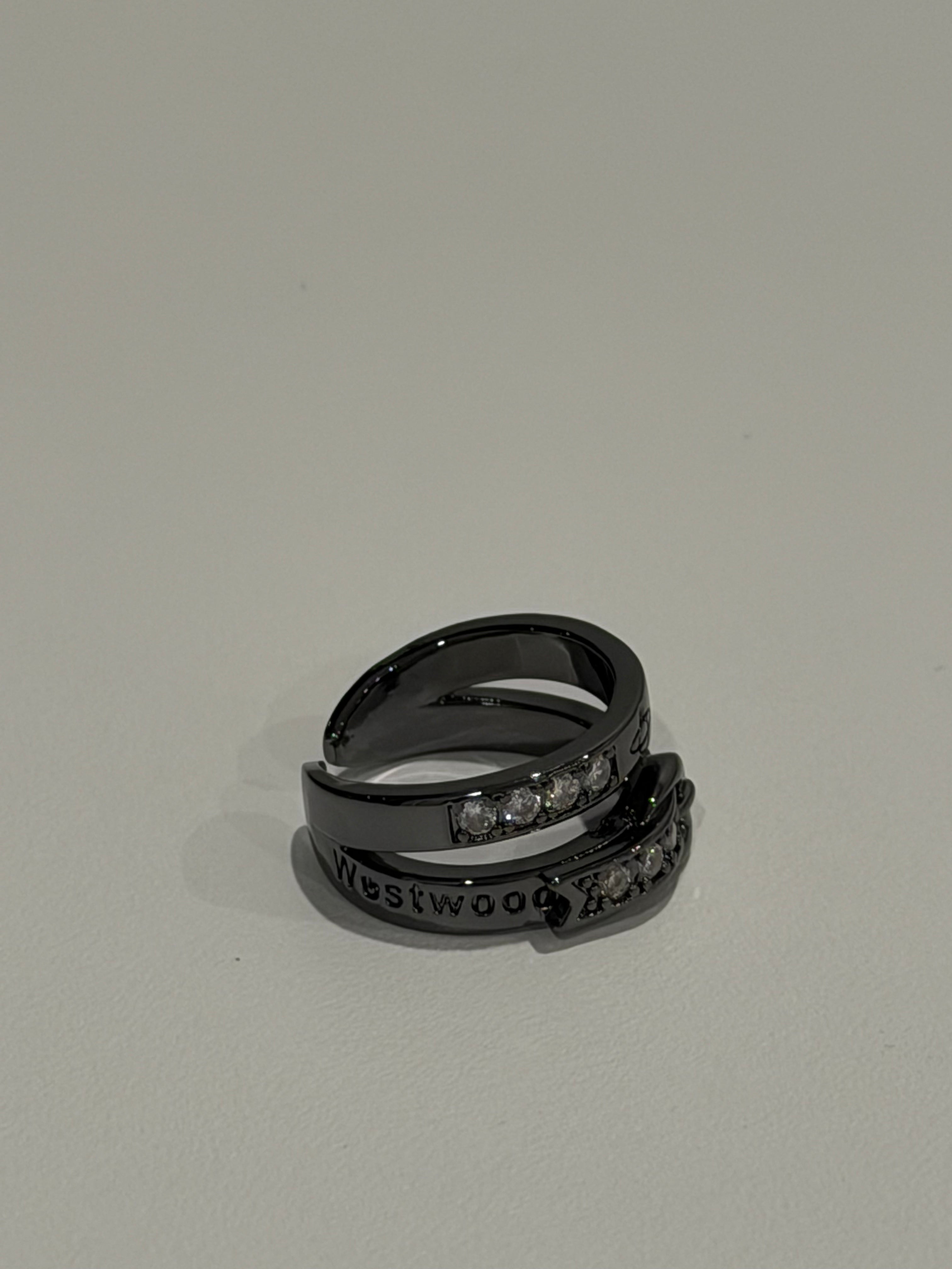 VW Buckle Double Ring - Dark Gray