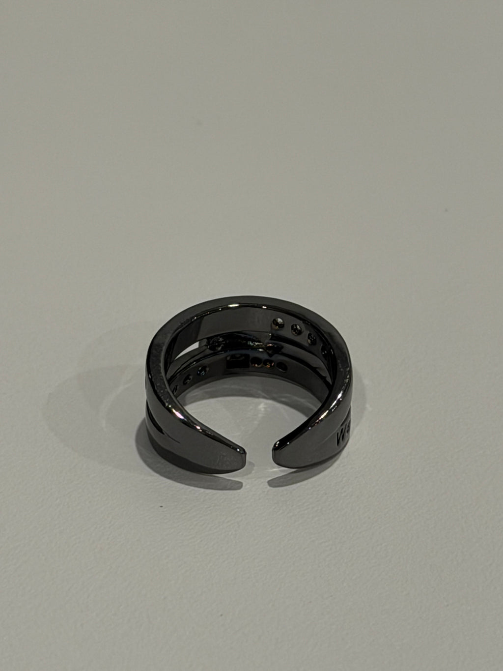 VW Buckle Double Ring - Dark Gray