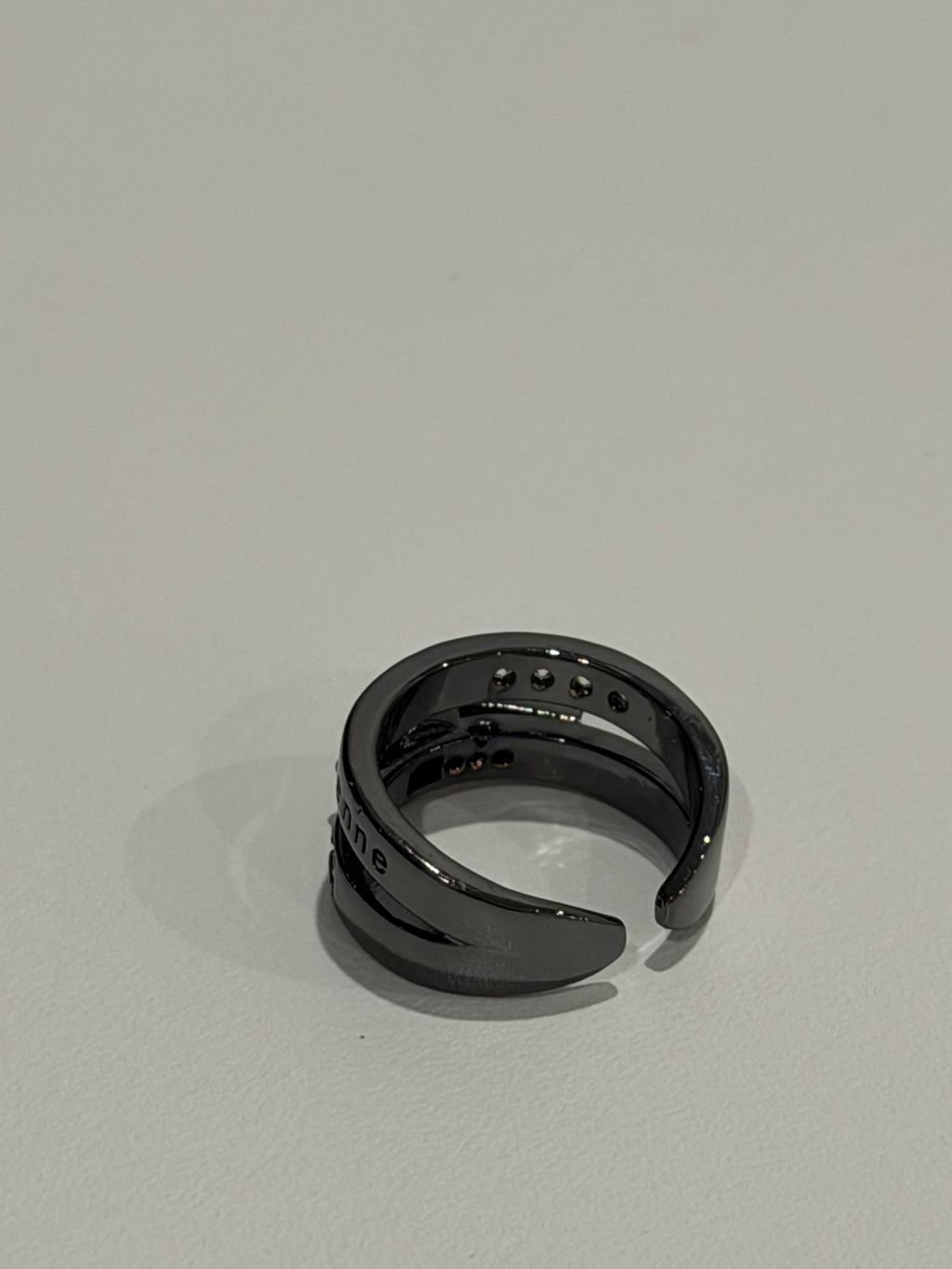 VW Buckle Double Ring - Dark Gray