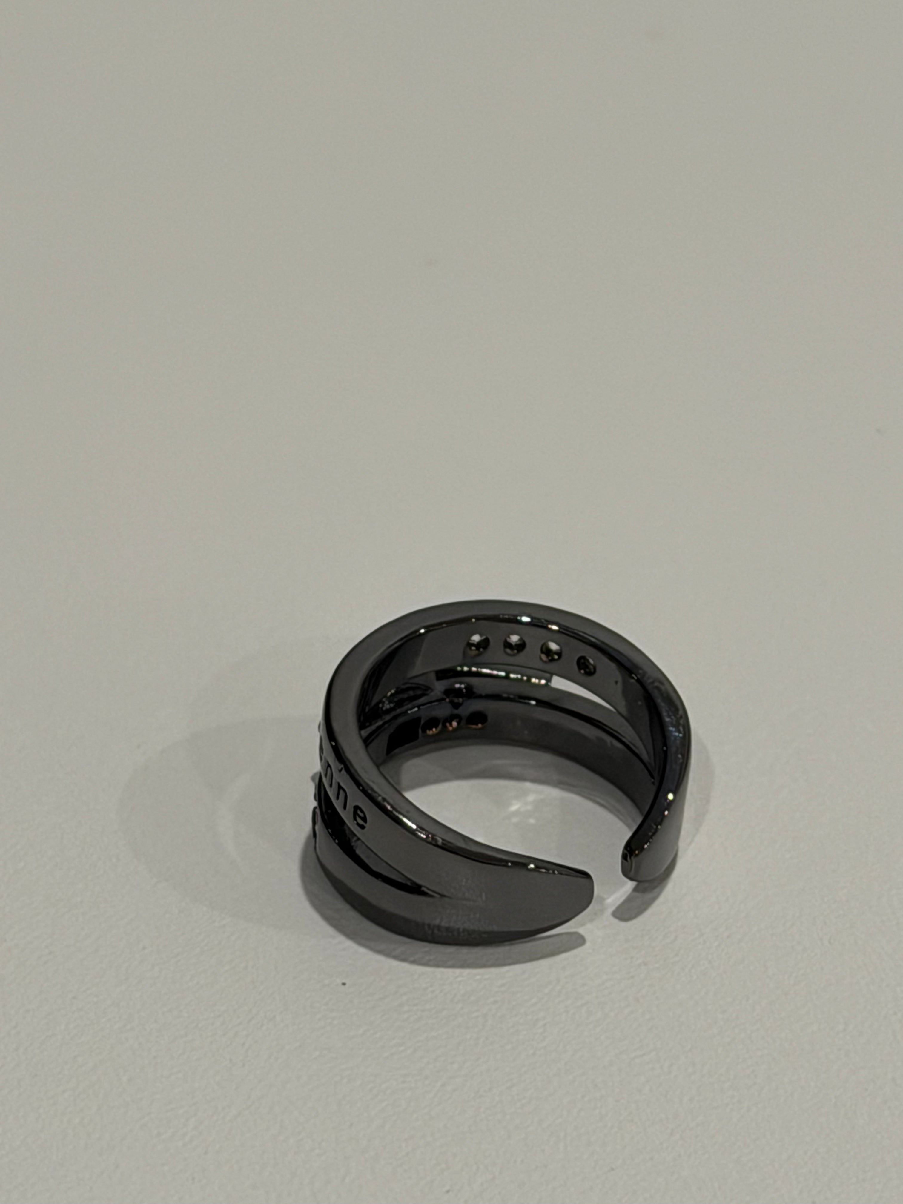 VW Buckle Double Ring - Dark Gray