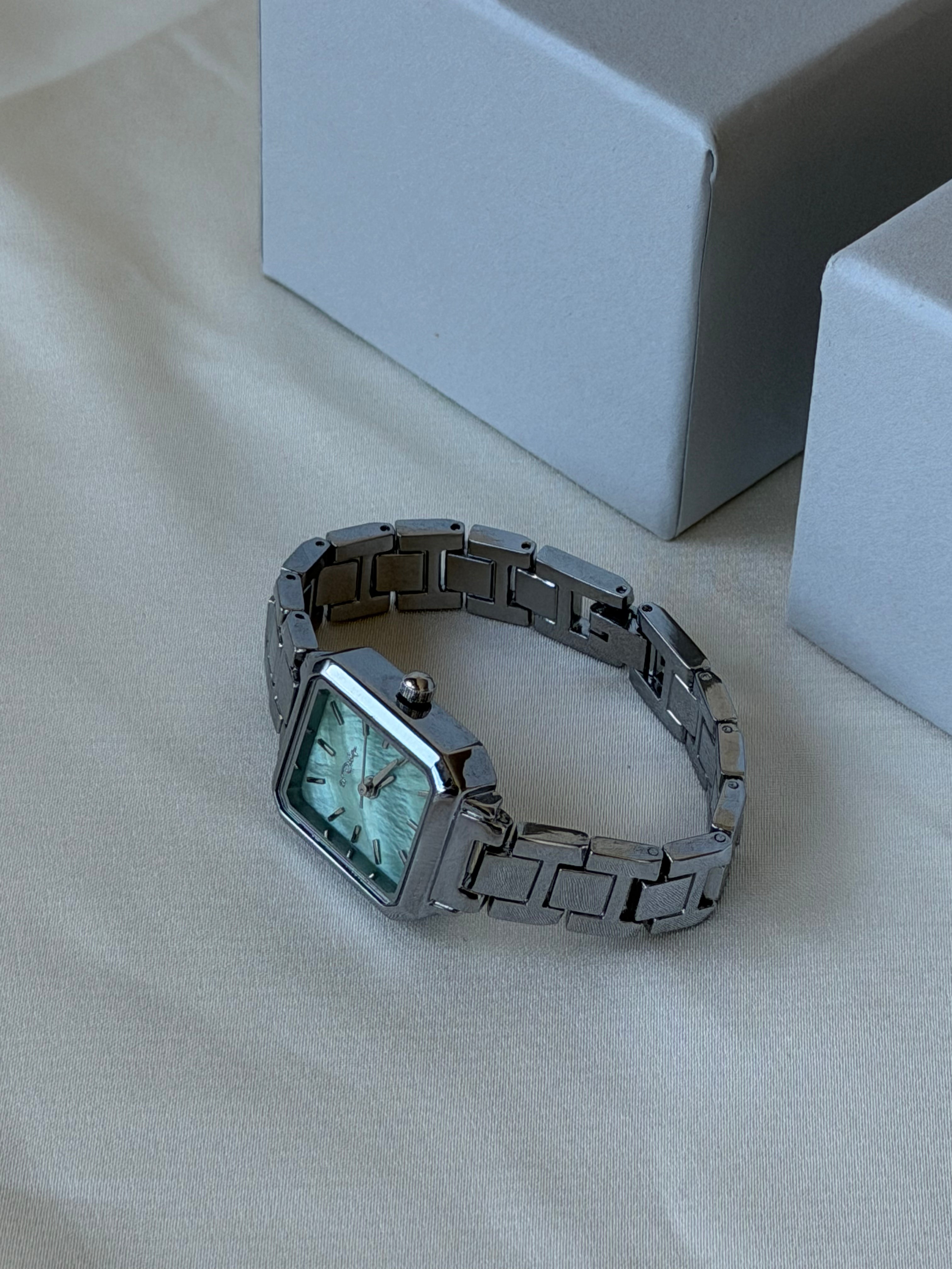 Celeste Mini Square Watch - Green