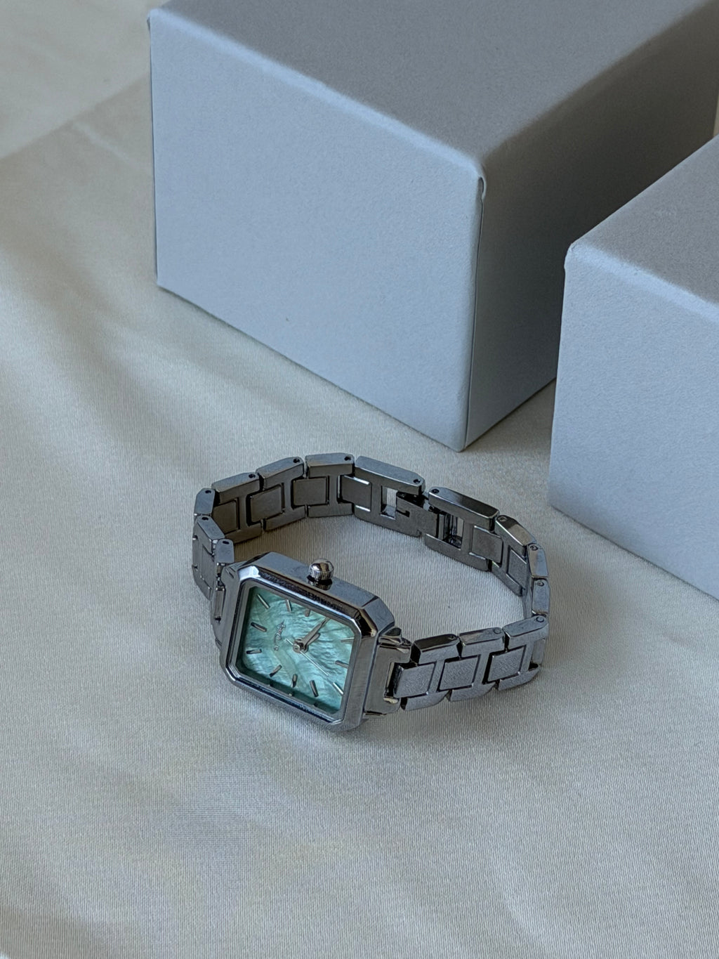Celeste Mini Square Watch - Green