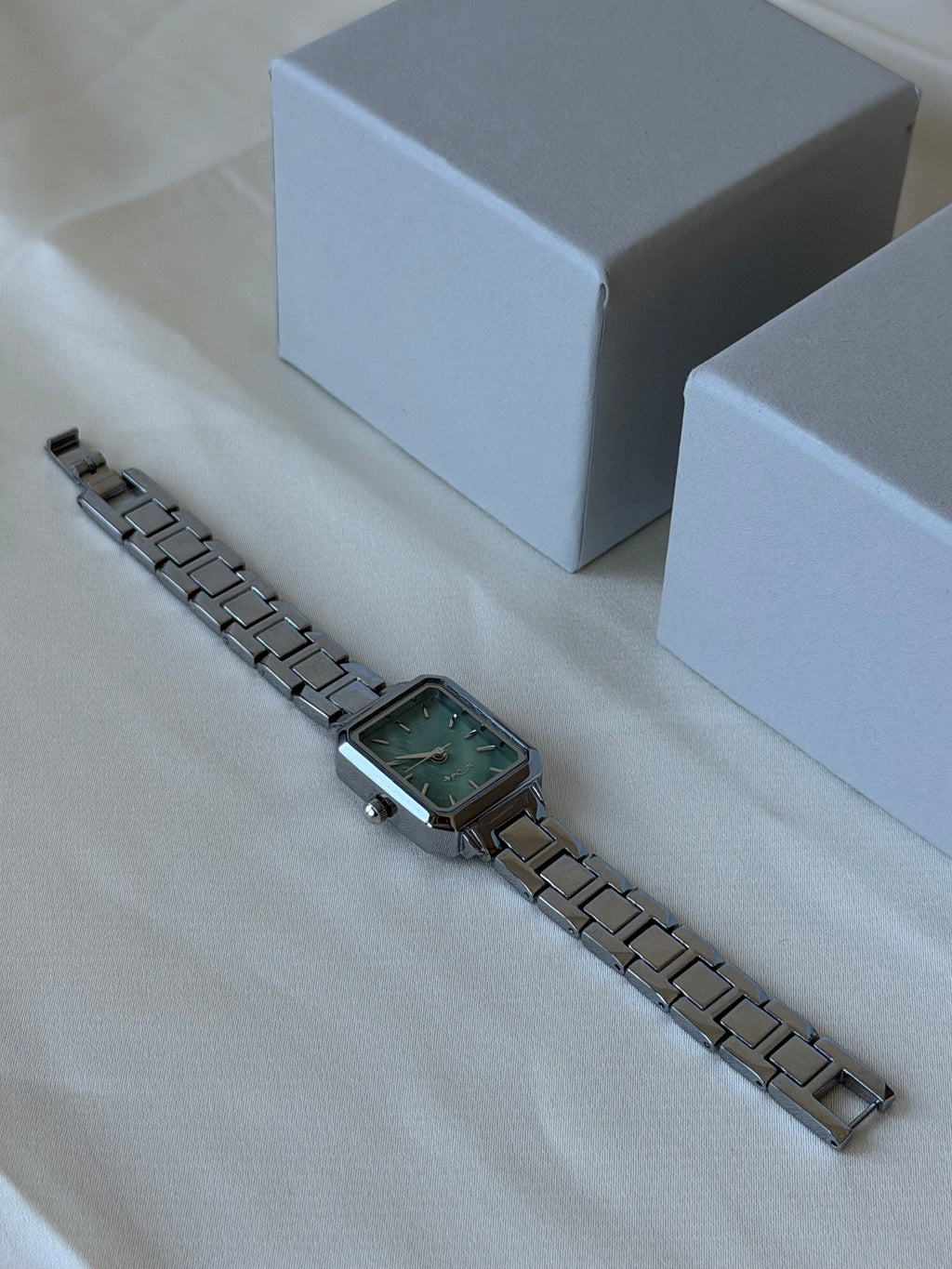 Celeste Mini Square Watch - Green