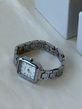 Celeste Mini Square Watch - White