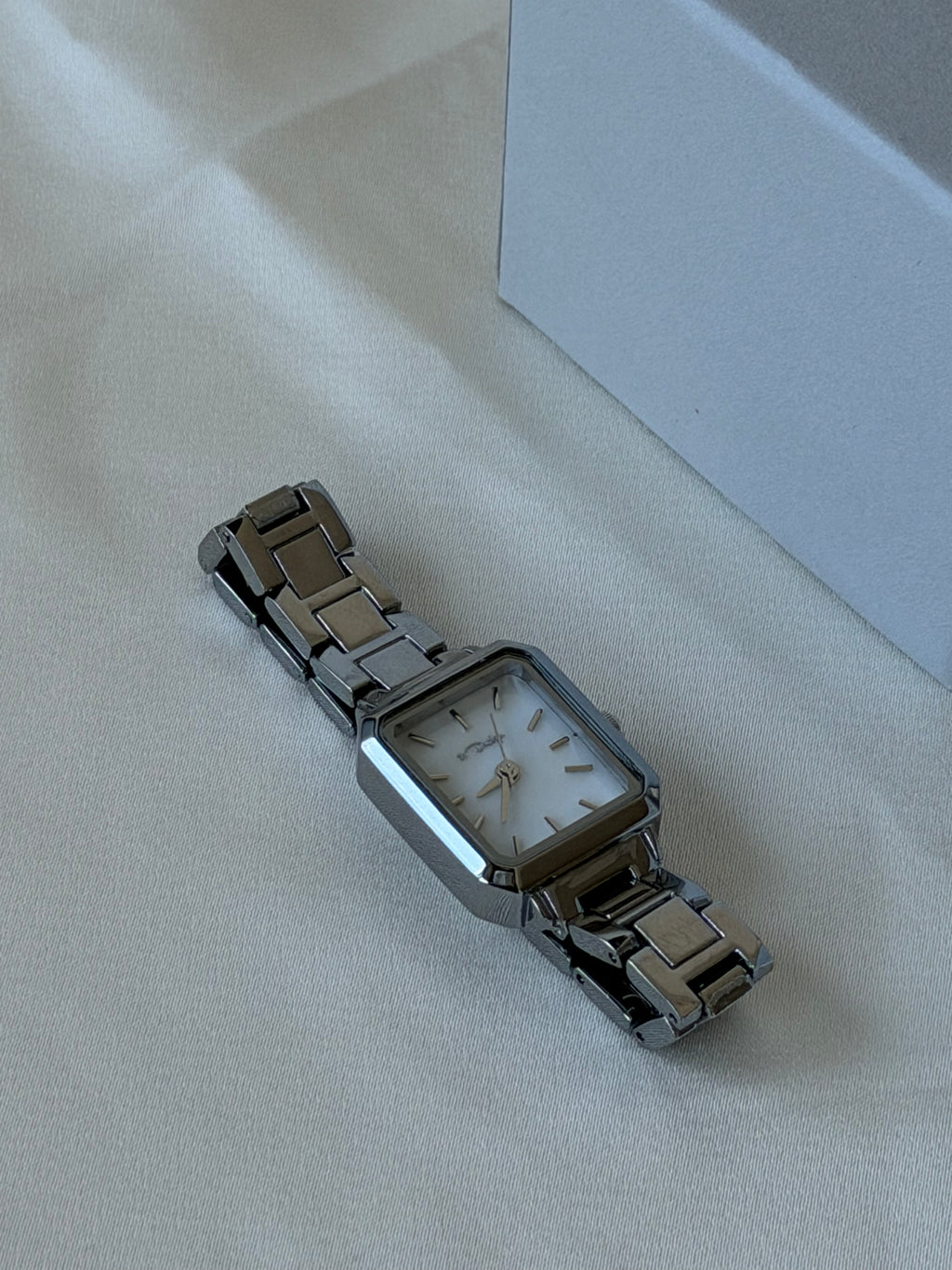 Celeste Mini Square Watch - White