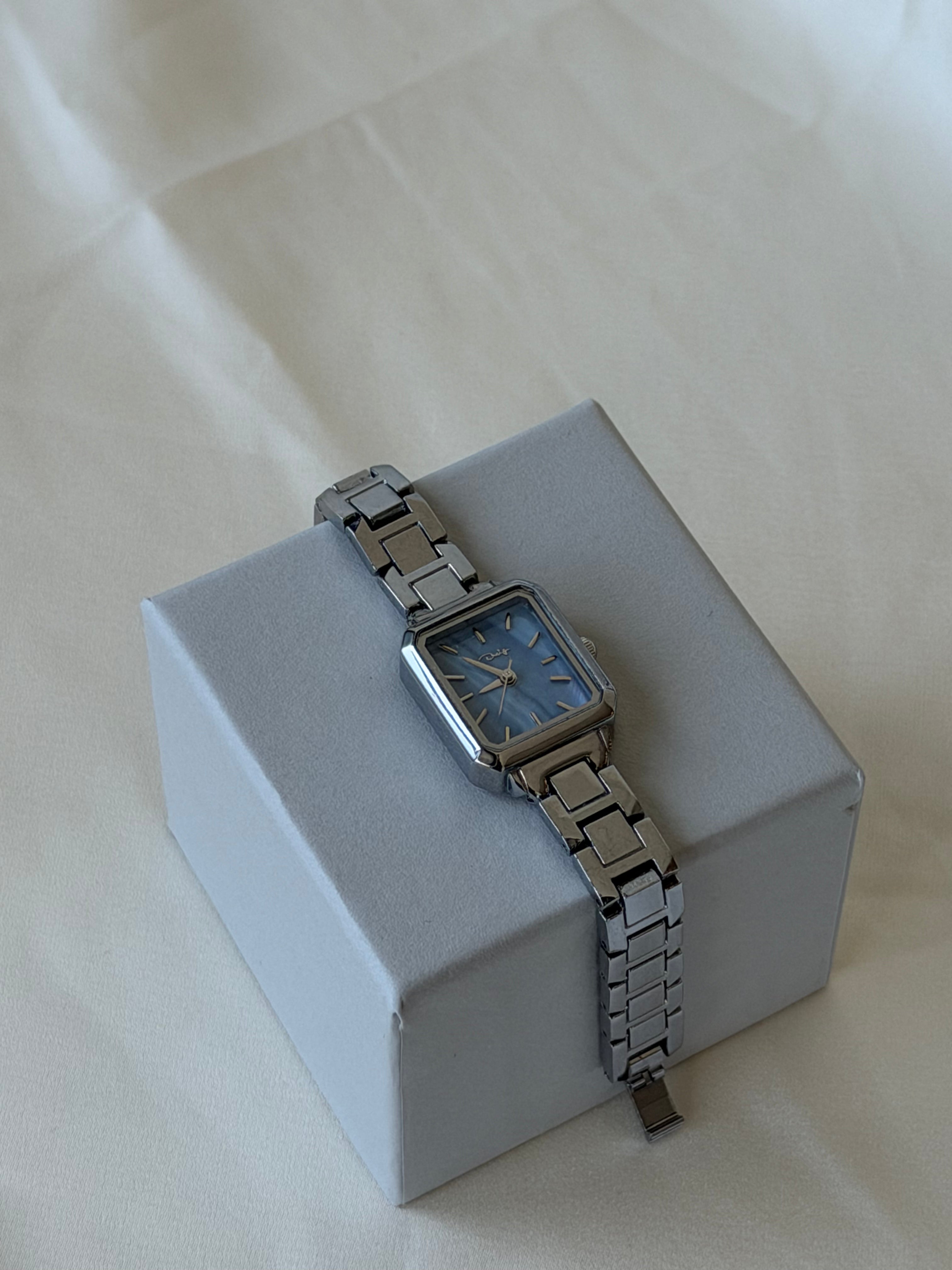 Celeste Mini Square Watch - Blue