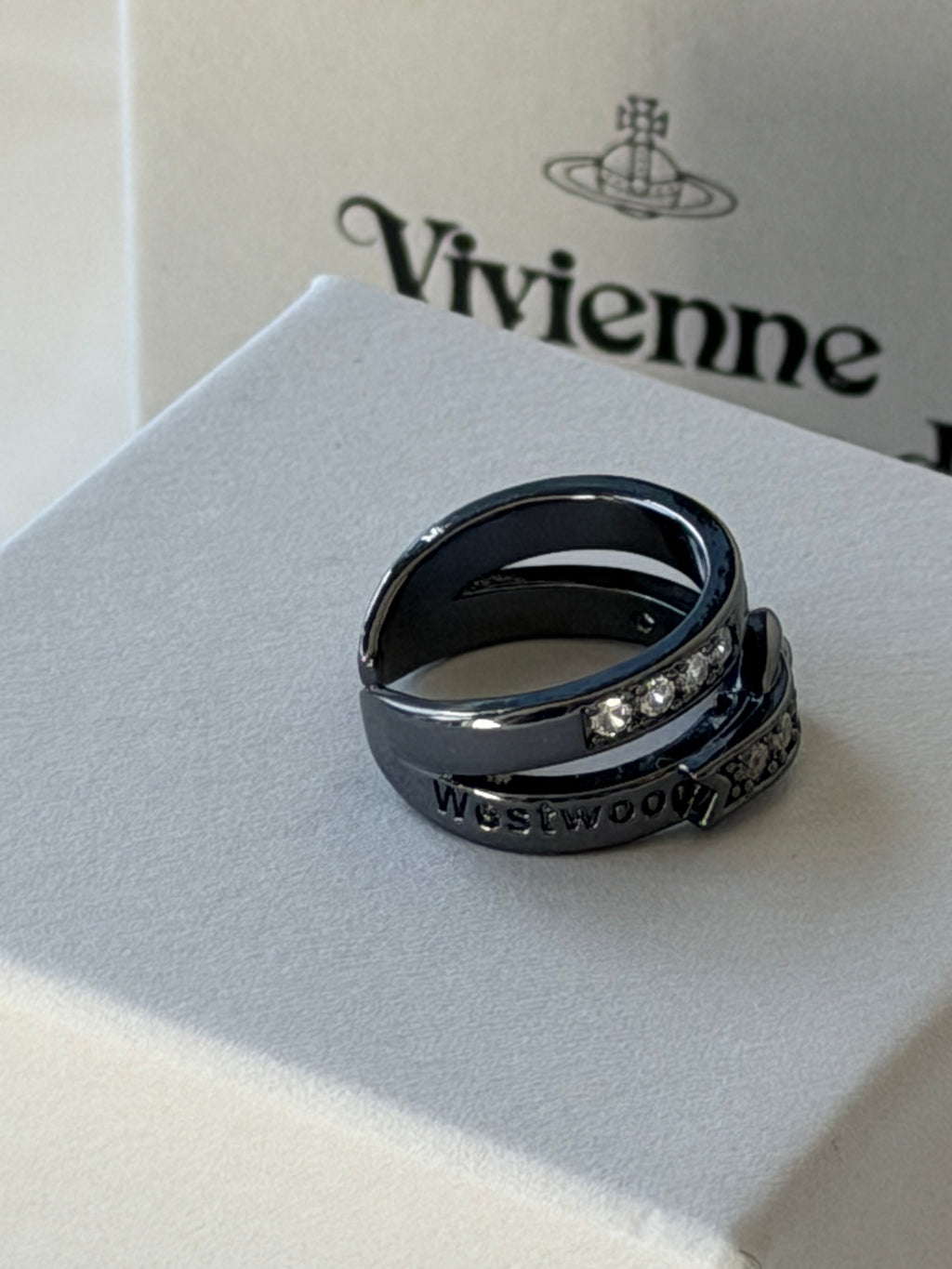 VW Buckle Double Ring - Dark Gray