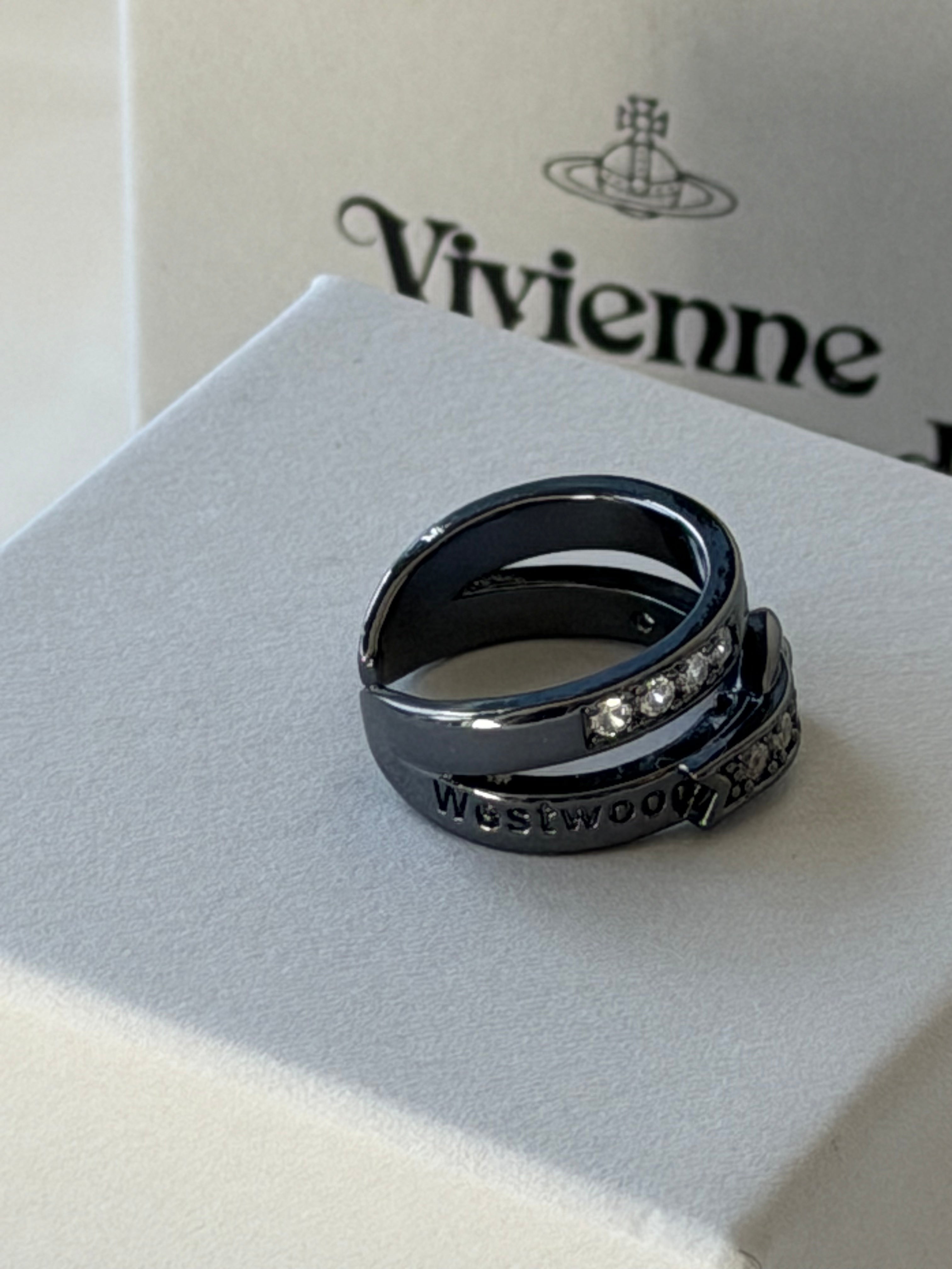 VW Buckle Double Ring - Dark Gray