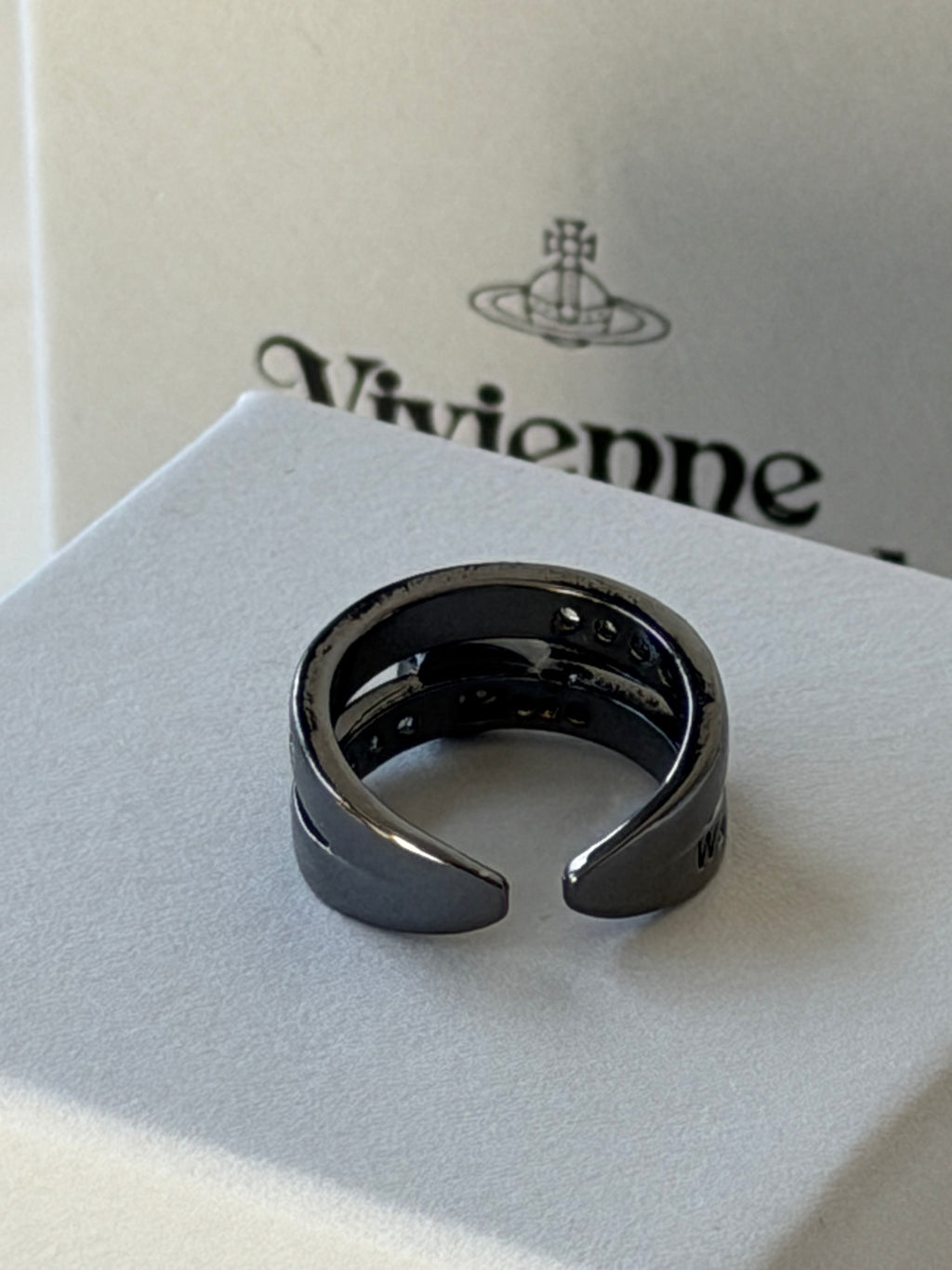 VW Buckle Double Ring - Dark Gray