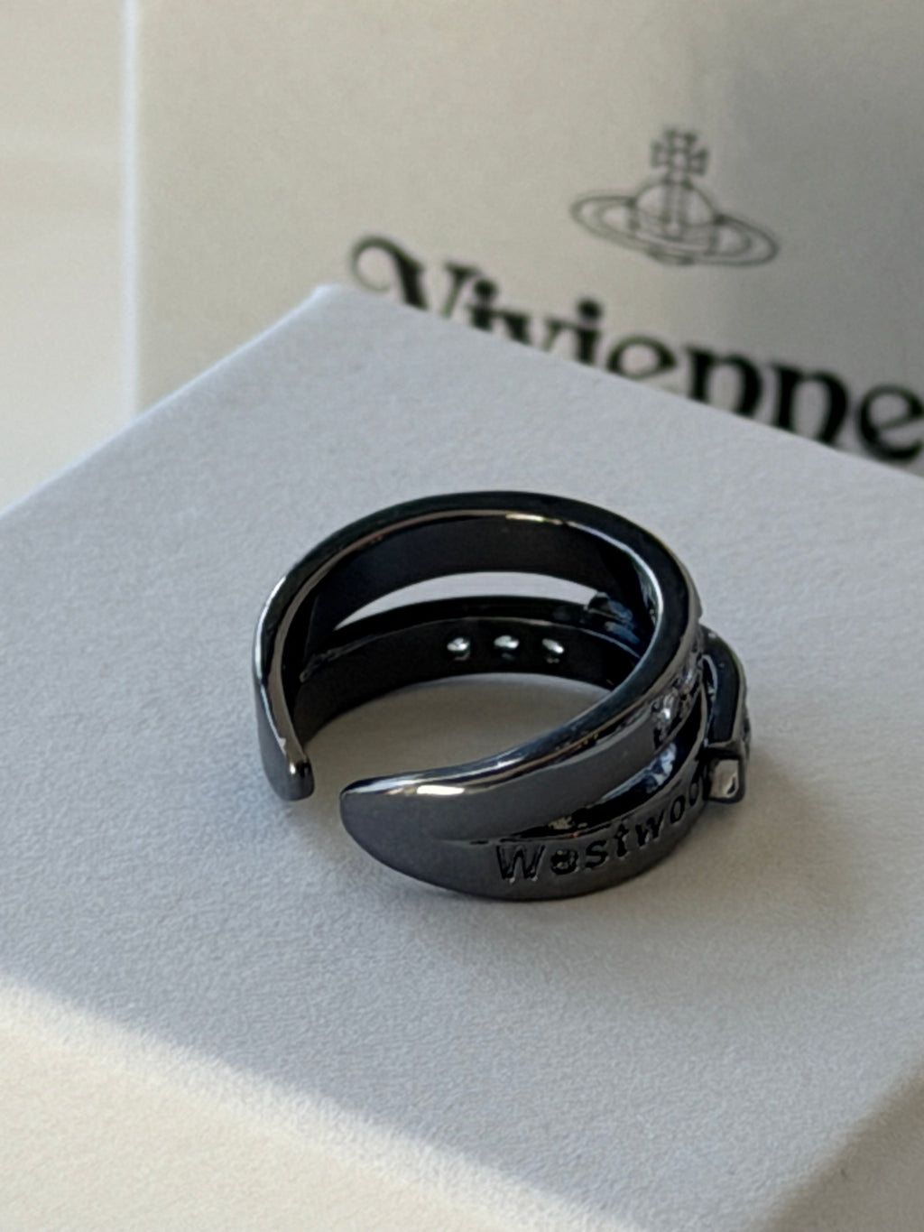 VW Buckle Double Ring - Dark Gray