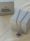 VW Orb Pendant Necklace - Lavender