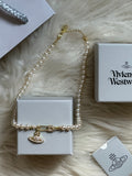 VW Lucrece Pearl Necklace - Gold