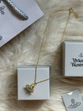 VW Orb Pendant Necklace - Gold