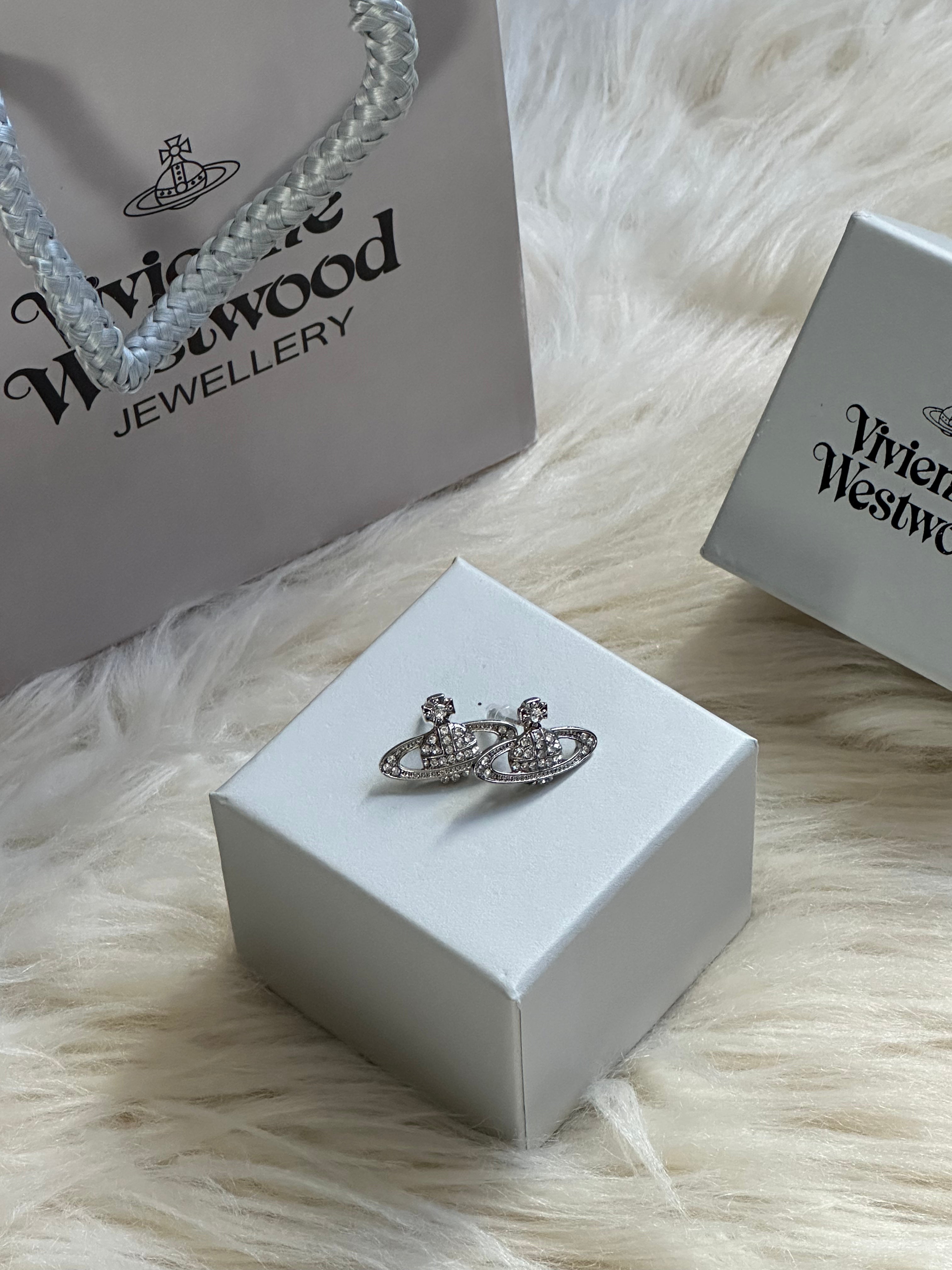 VW Mini Bas Relief Earrings - Silver